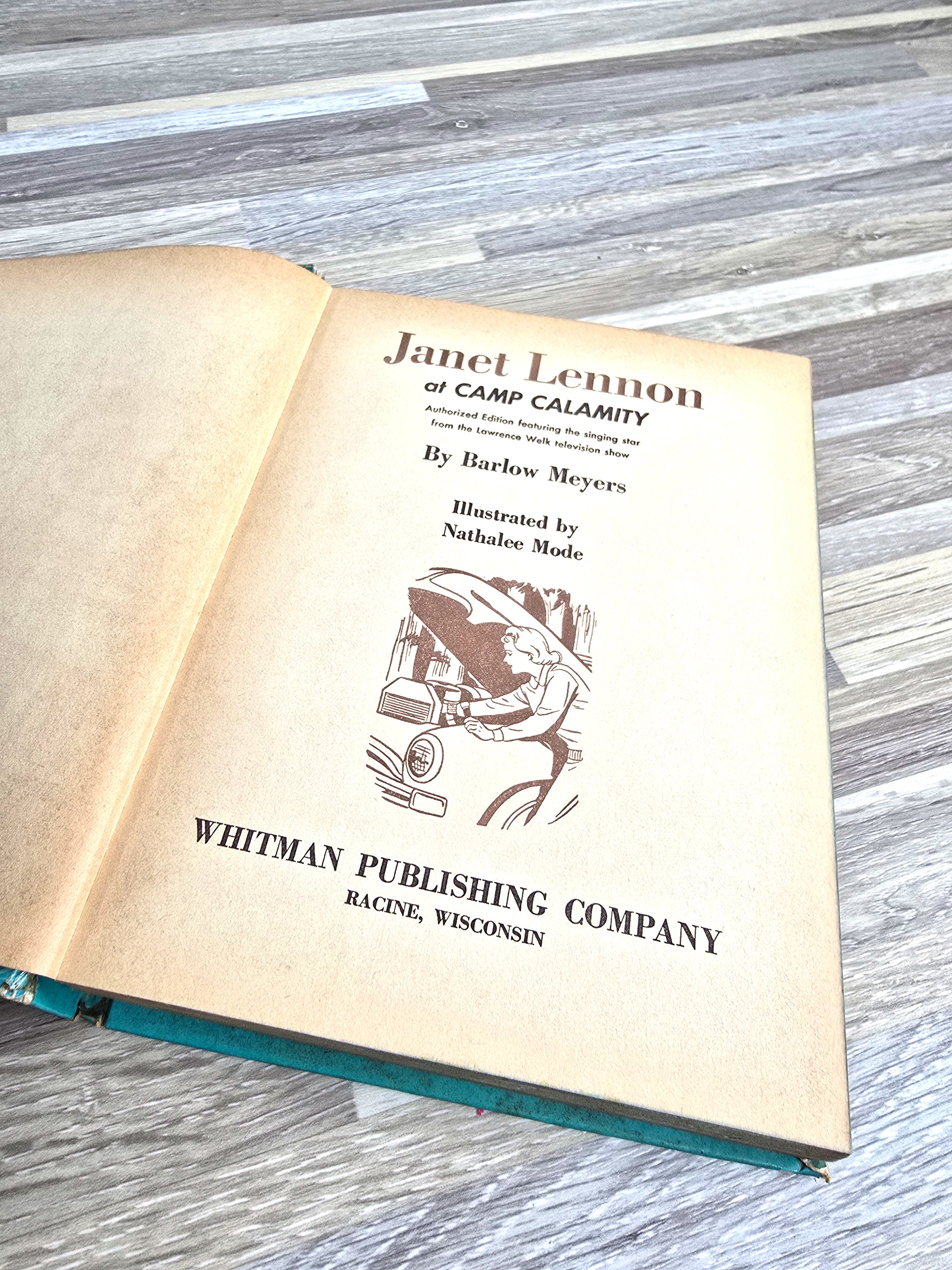 1962 Janet Lennon at Camp Calamity Book