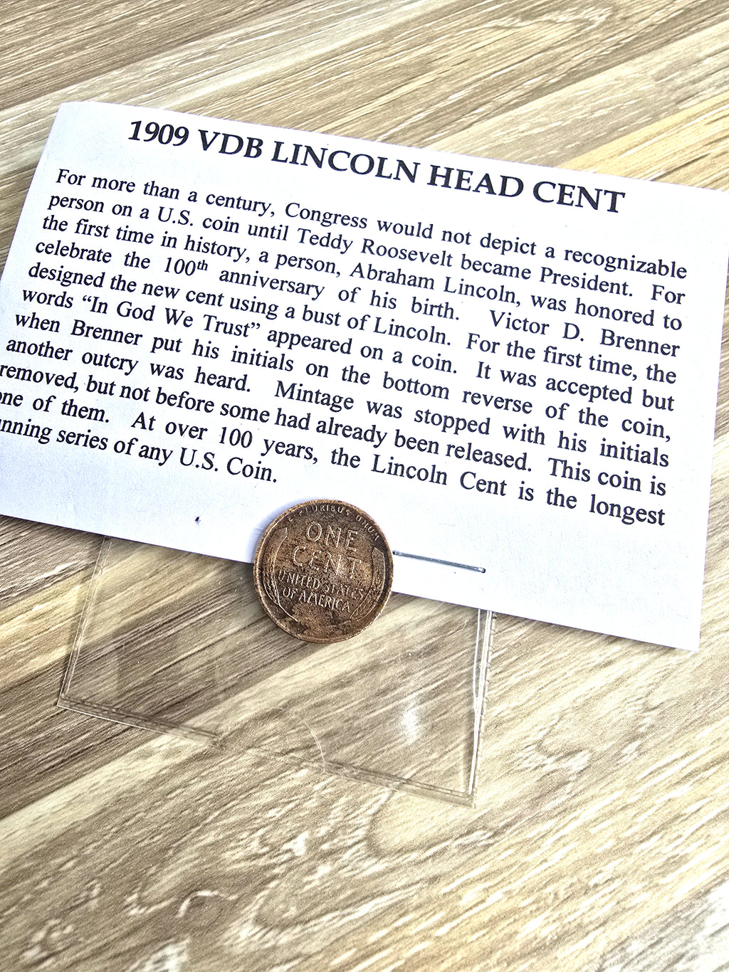 1909 VDB Lincoln Head Cent