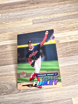 2000 Fleer Chuck Finley Cleveland Indians Baseball Card No 80