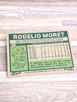 1977 Topps Rogelio Moret Braves Baseball Card No 292