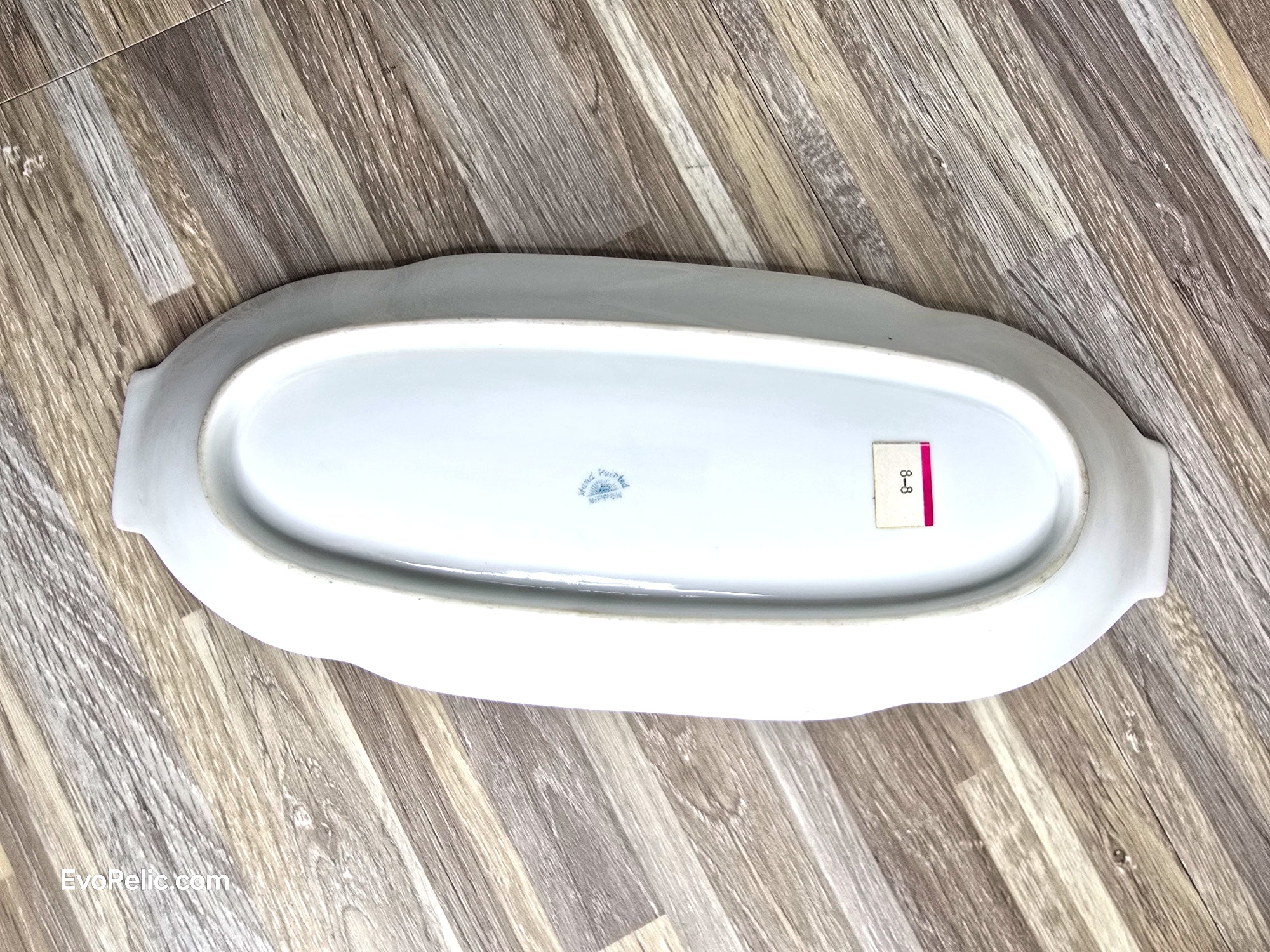 Rare Antique NIPPON Fan Mark Hand Painted Dish Pink Floral Gold Accents 19th Century Japanese Export Porcelain