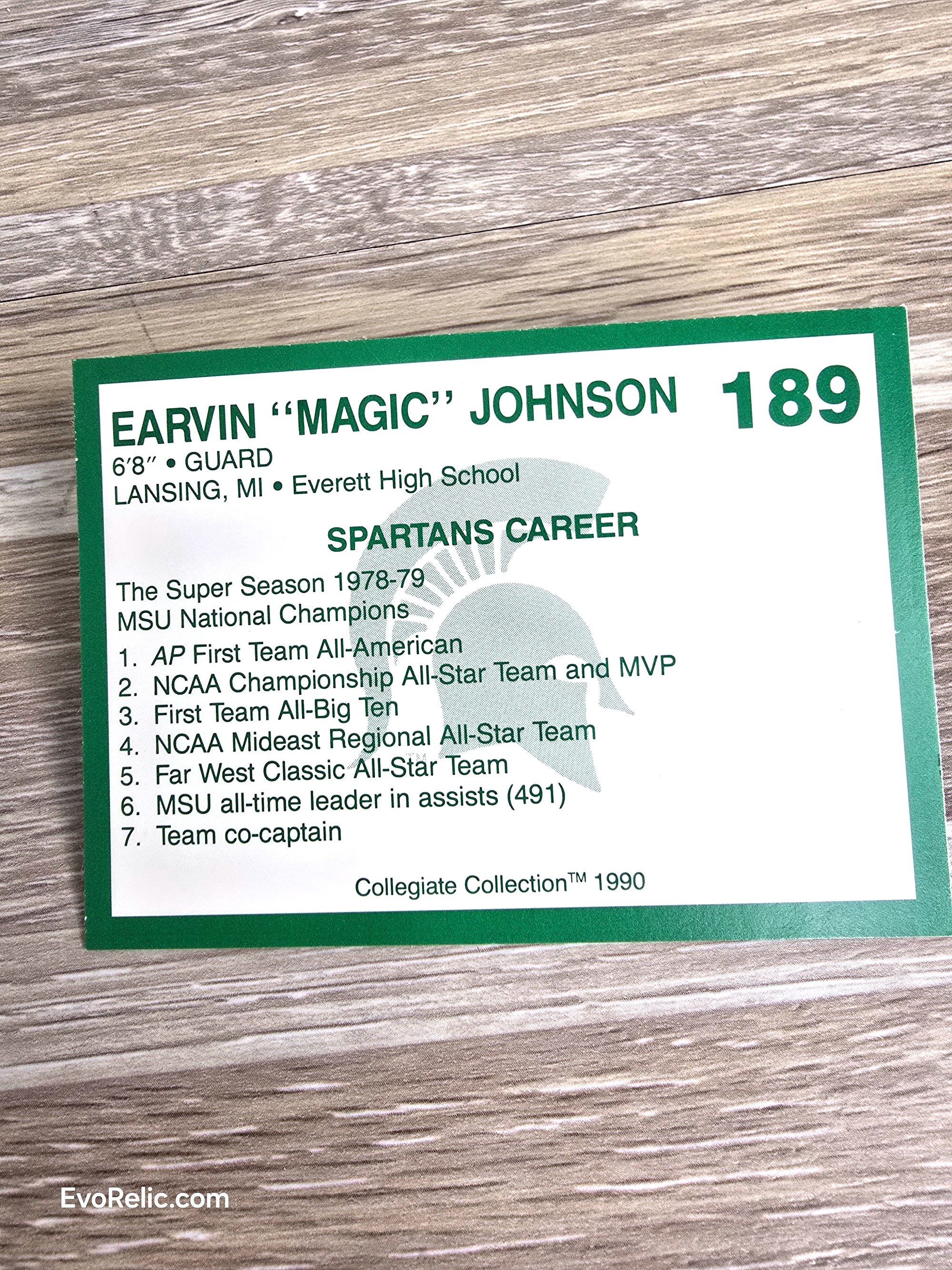 College Basketball Card 1990 Magic Johnson No 189