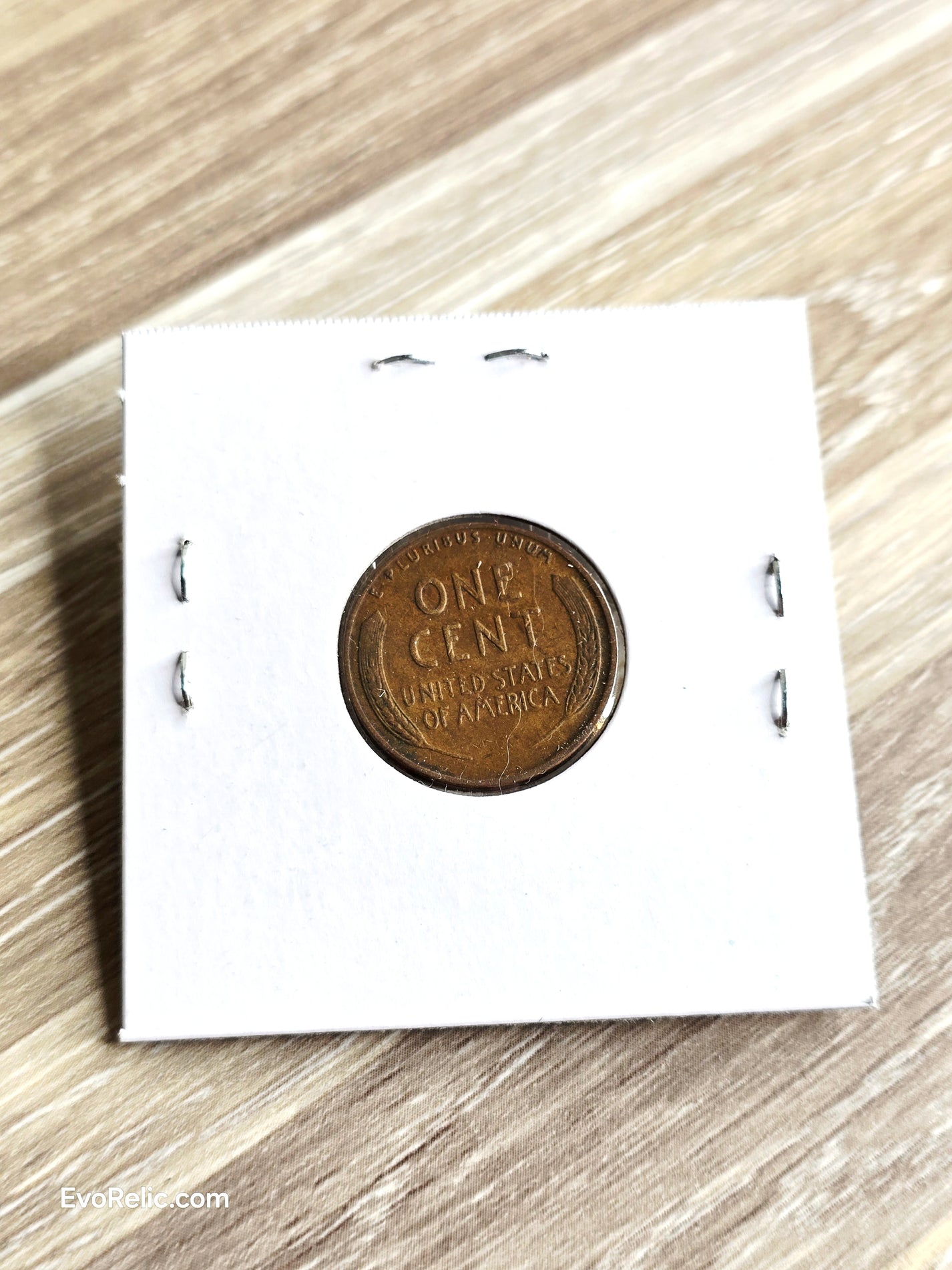 1953 S Wheat Cent Error Mint Mark