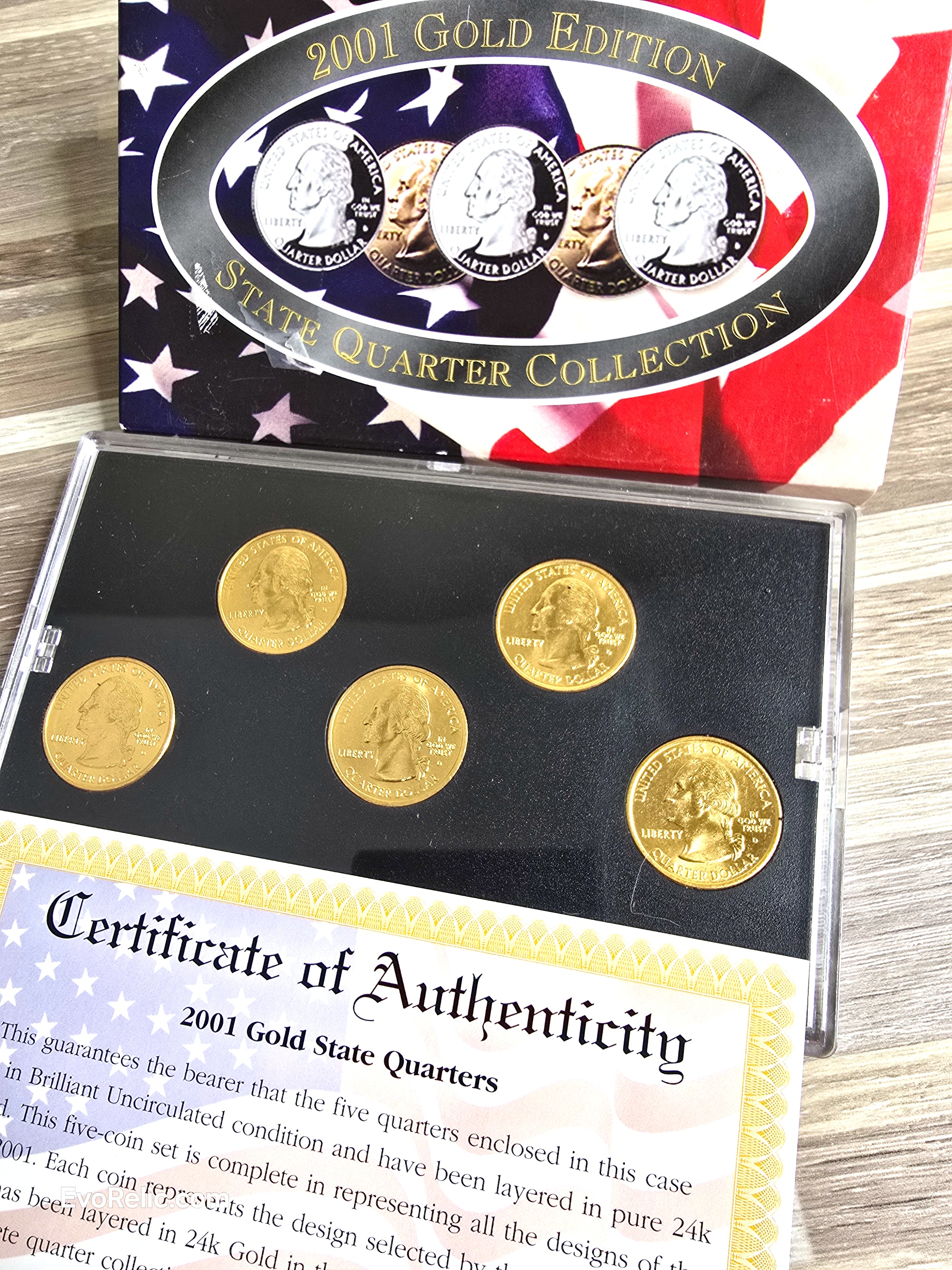 2001 Gold Coins State Quarters