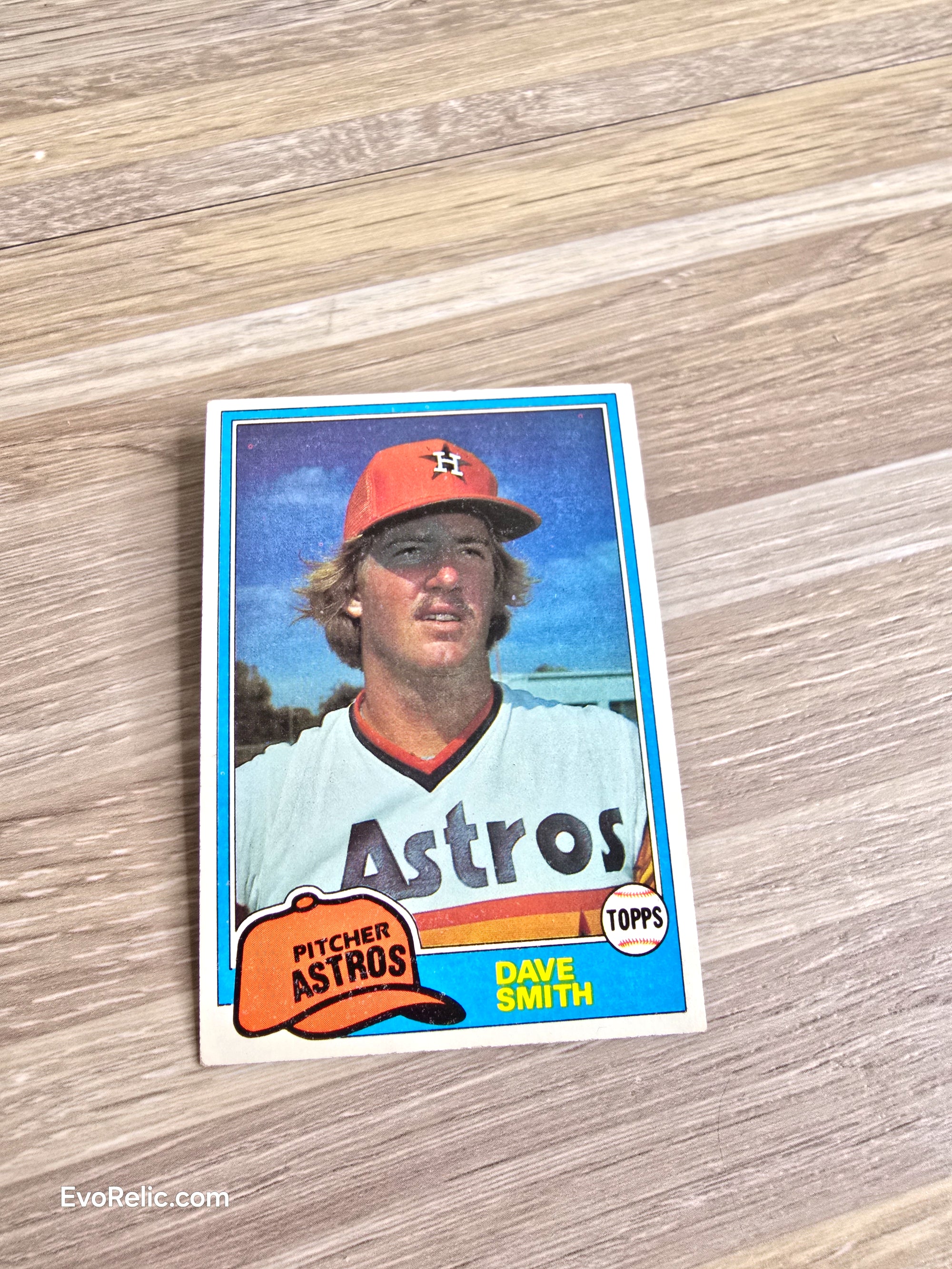 1981 Topps Baseball Card David Smith Astros No 534