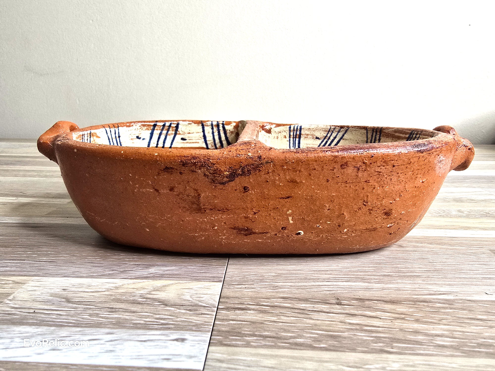 Vintage Native American Pottery Snack Dish