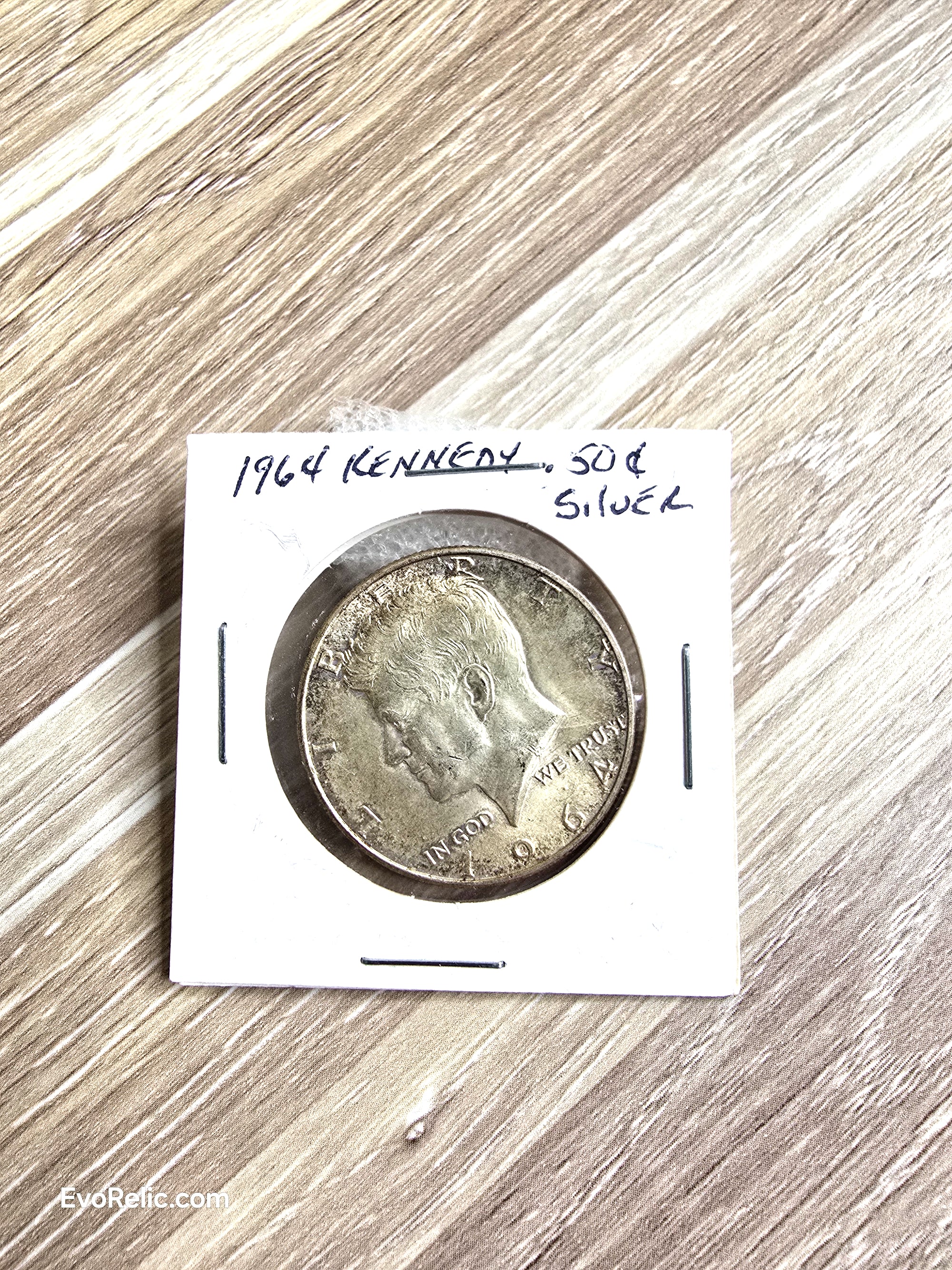 1964 Kennedy Half Dollar 90% Silver First Year of Issue Philadelphia Mint