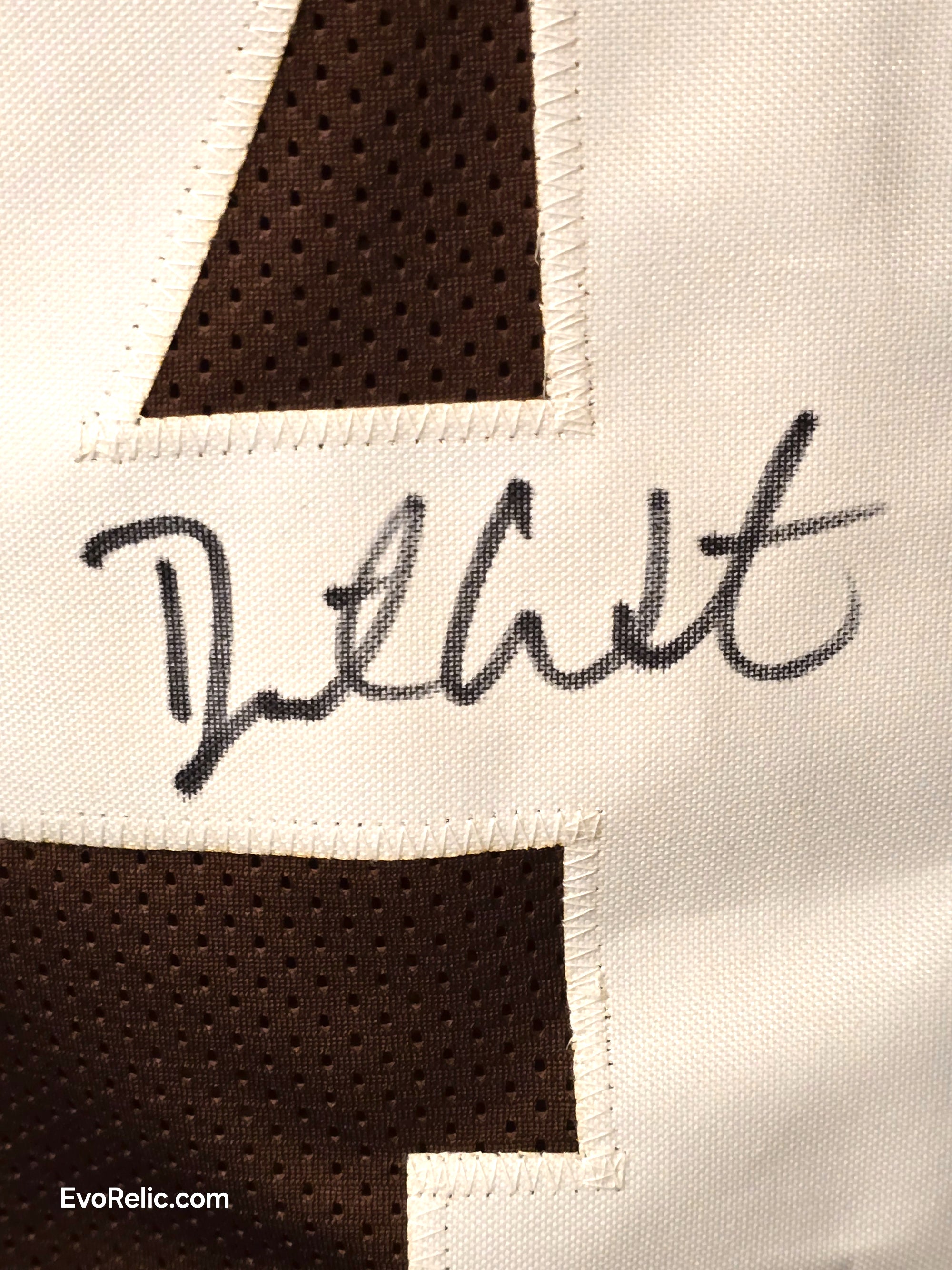 DeShaun Watson Autographed Jersey Browns Football - Authenticated
