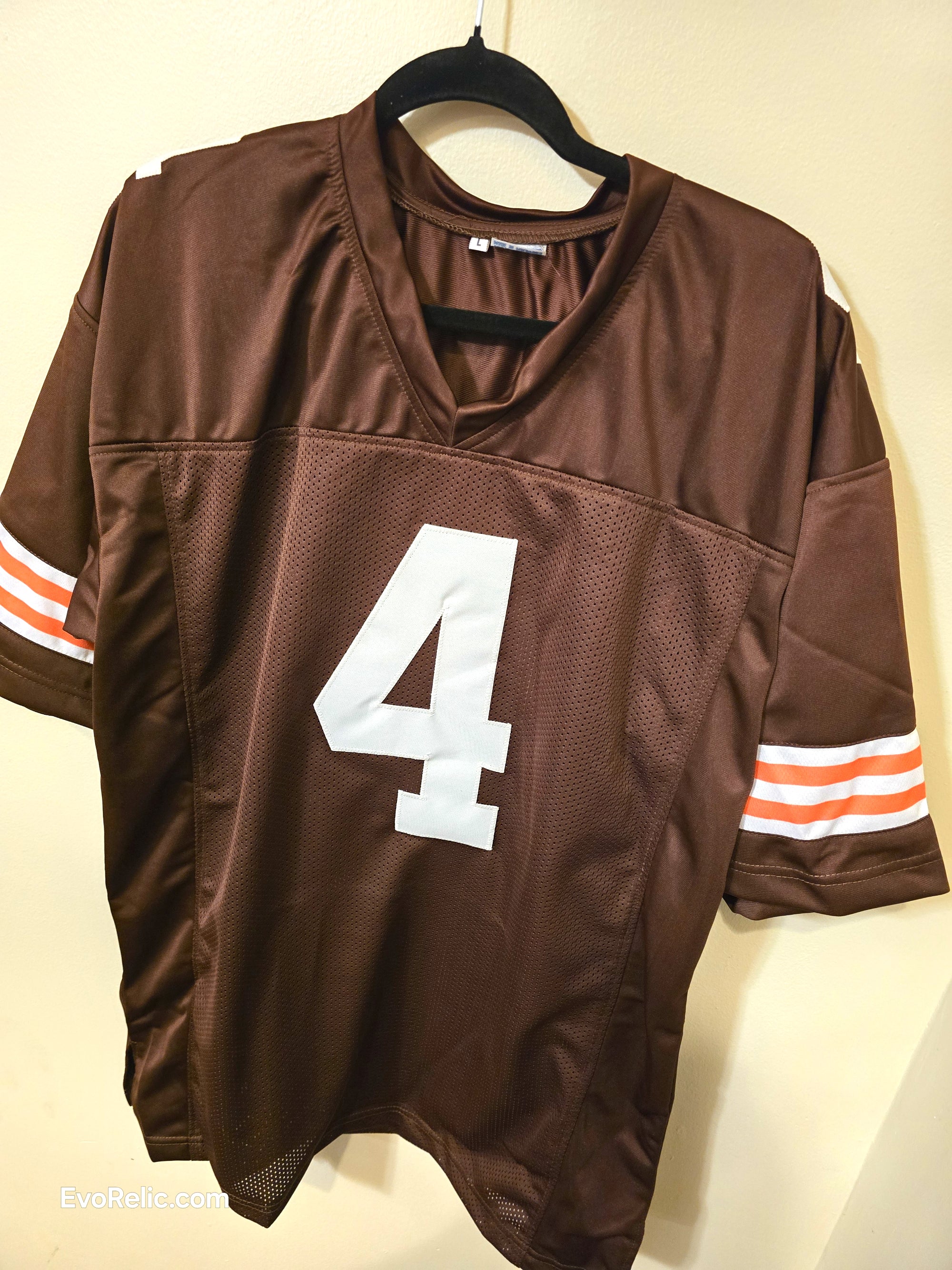 DeShaun Watson Autographed Jersey Browns Football - Authenticated