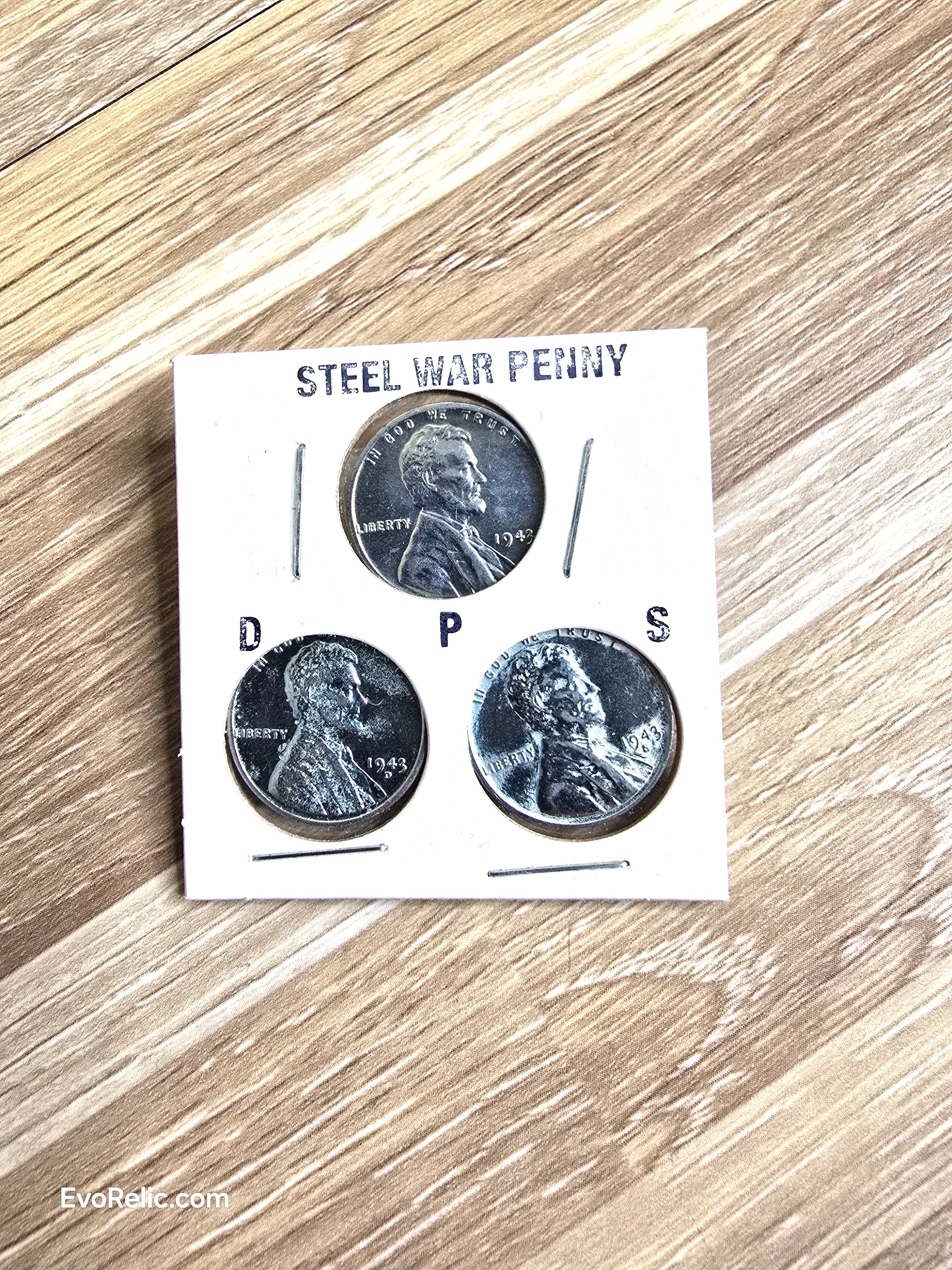 1943 P-D-S Steel War Penny Collection
