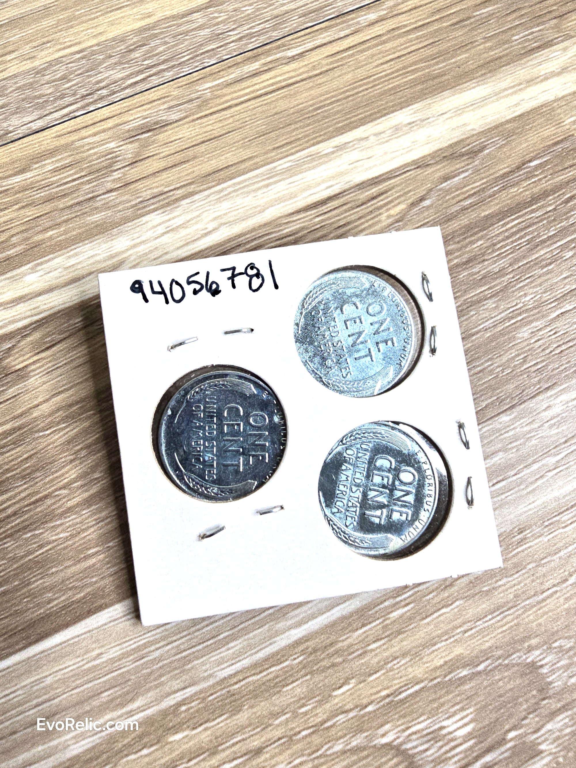 1943 P-D-S Steel War Penny Collection