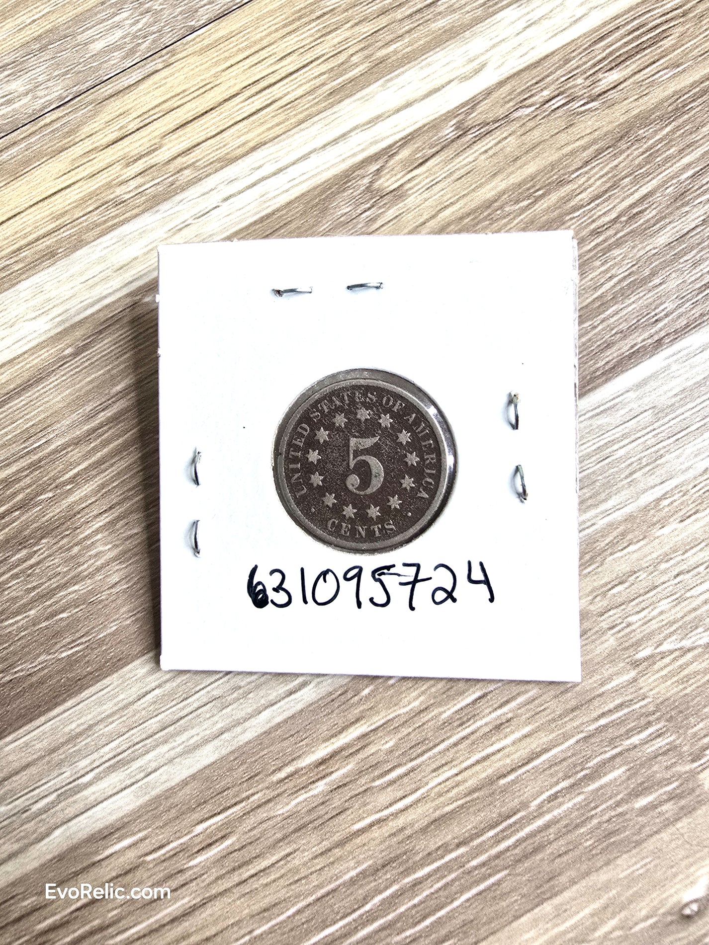 1876 Shield Nickle Rare Coin - Post-Civil War American History