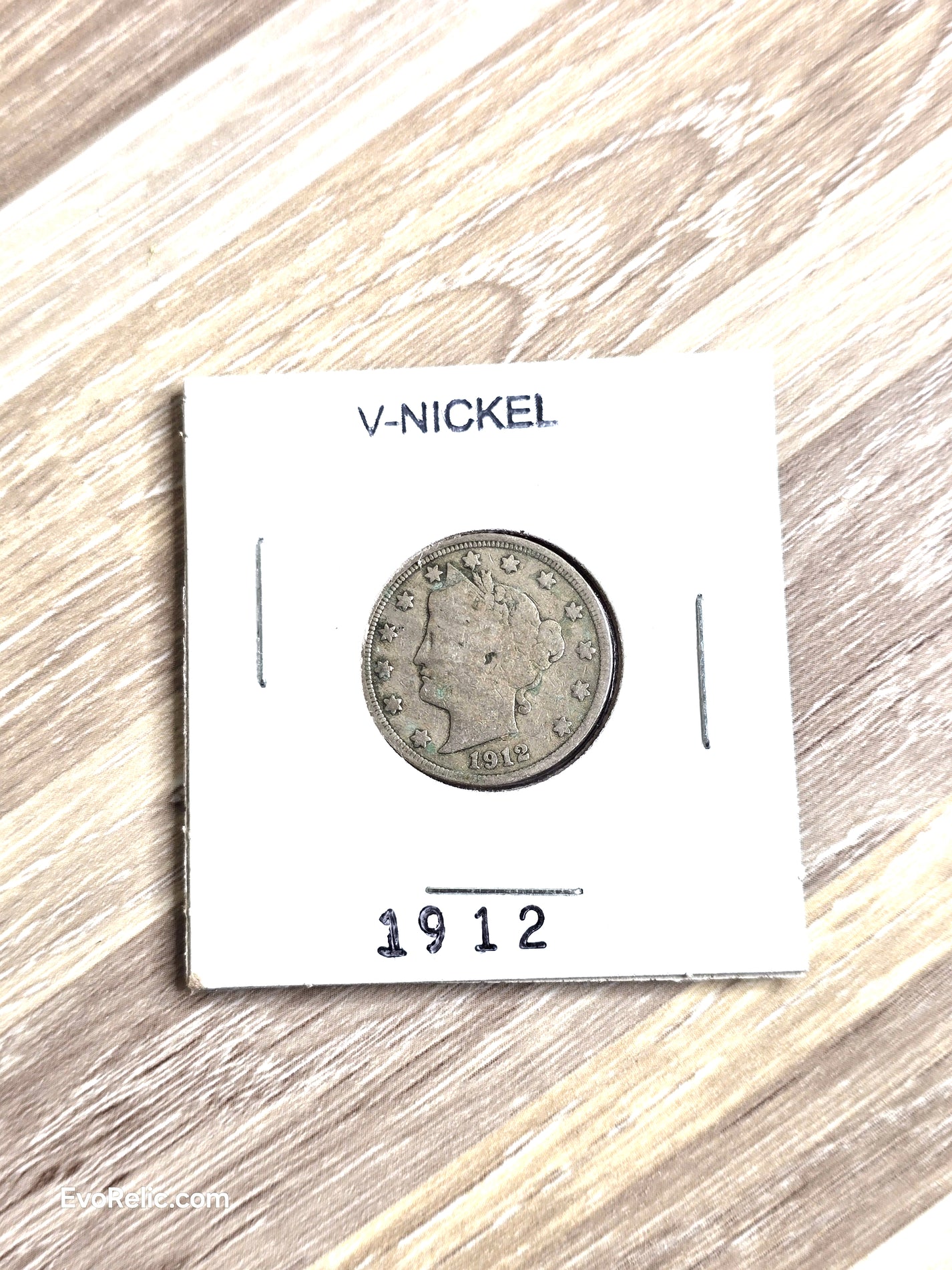 1912 V-Nickel Coin