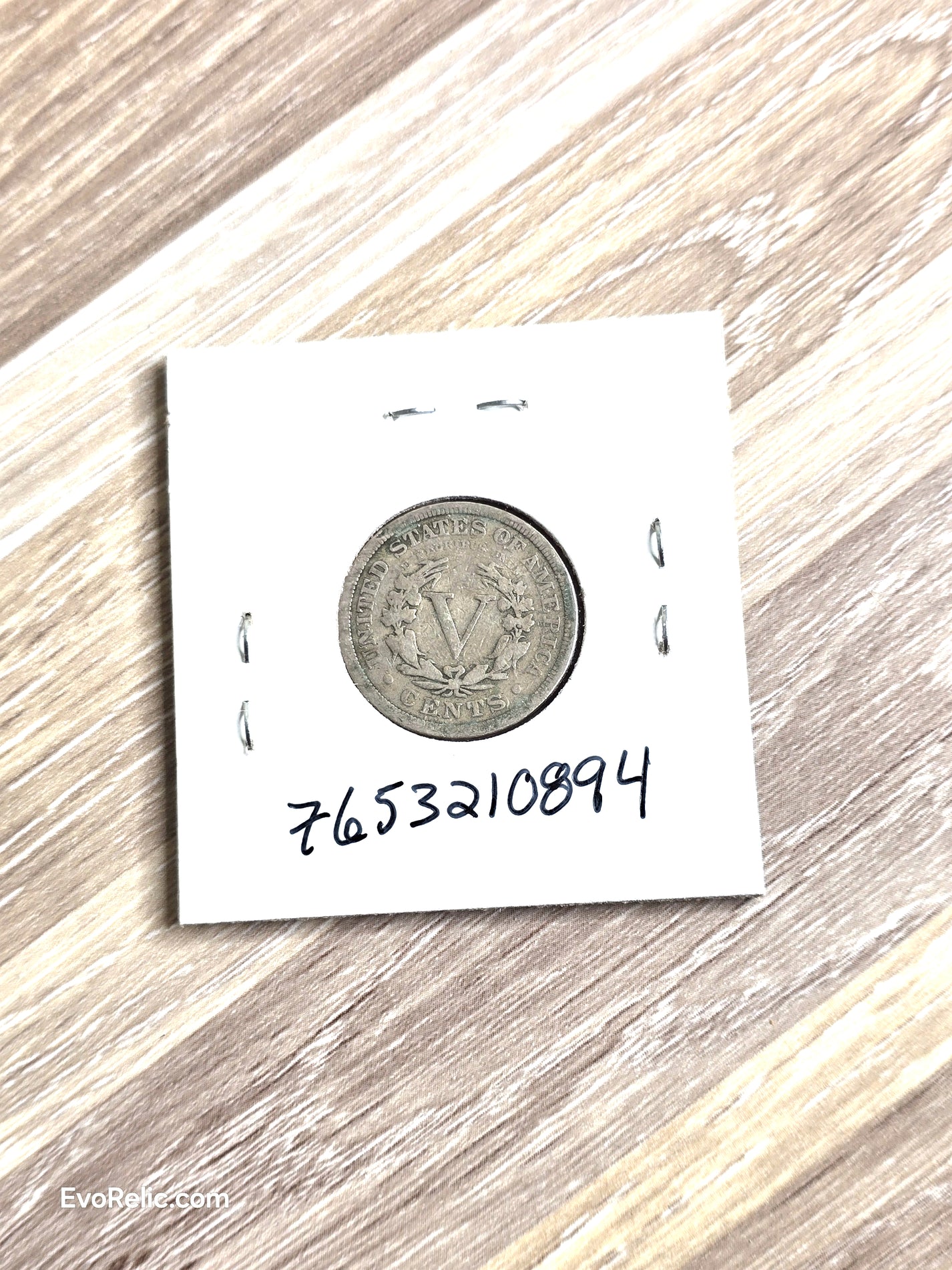 1912 V-Nickel Coin