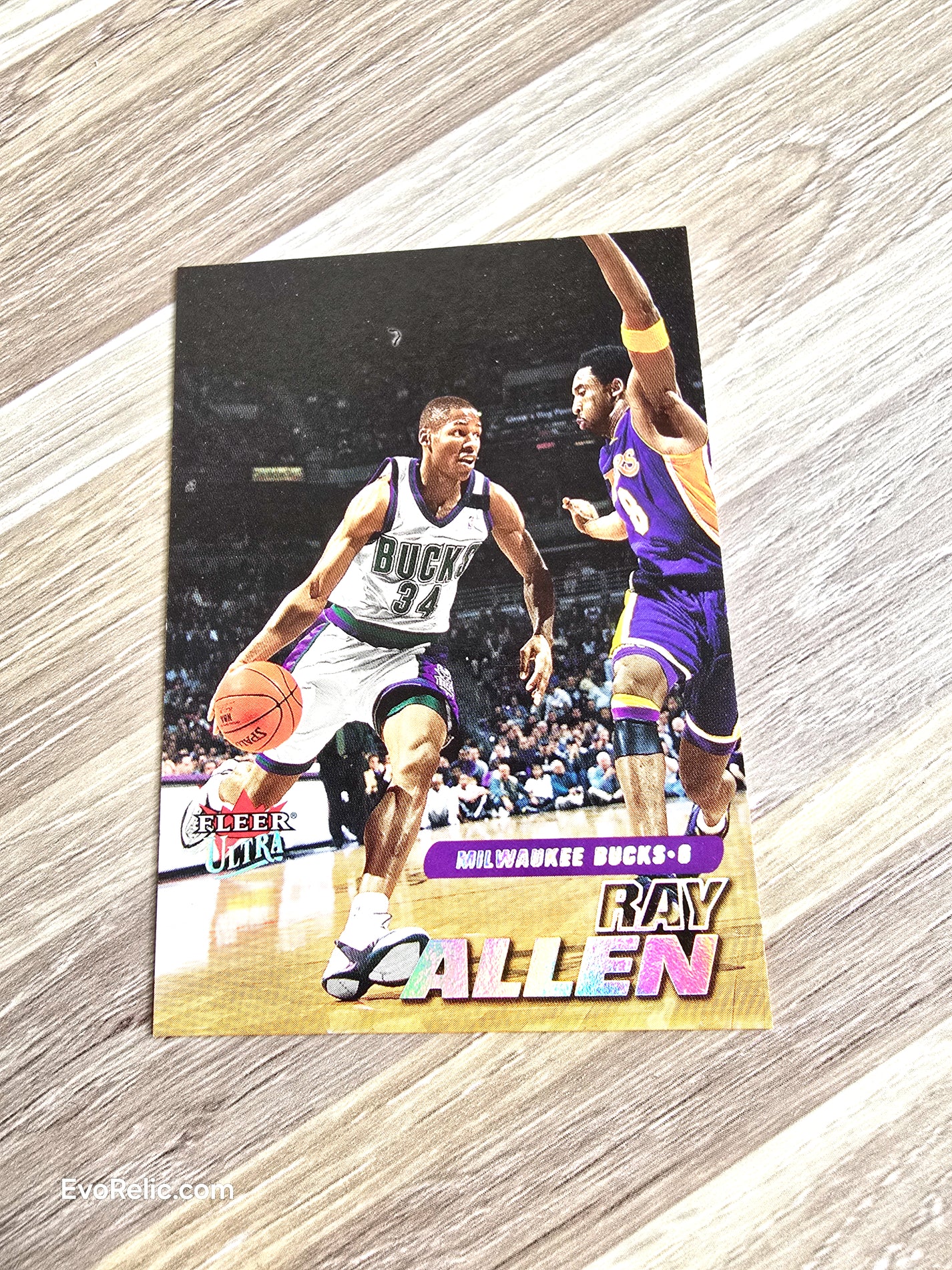 Ray Allen NBA Basketball Card 2000 Fleer No 162