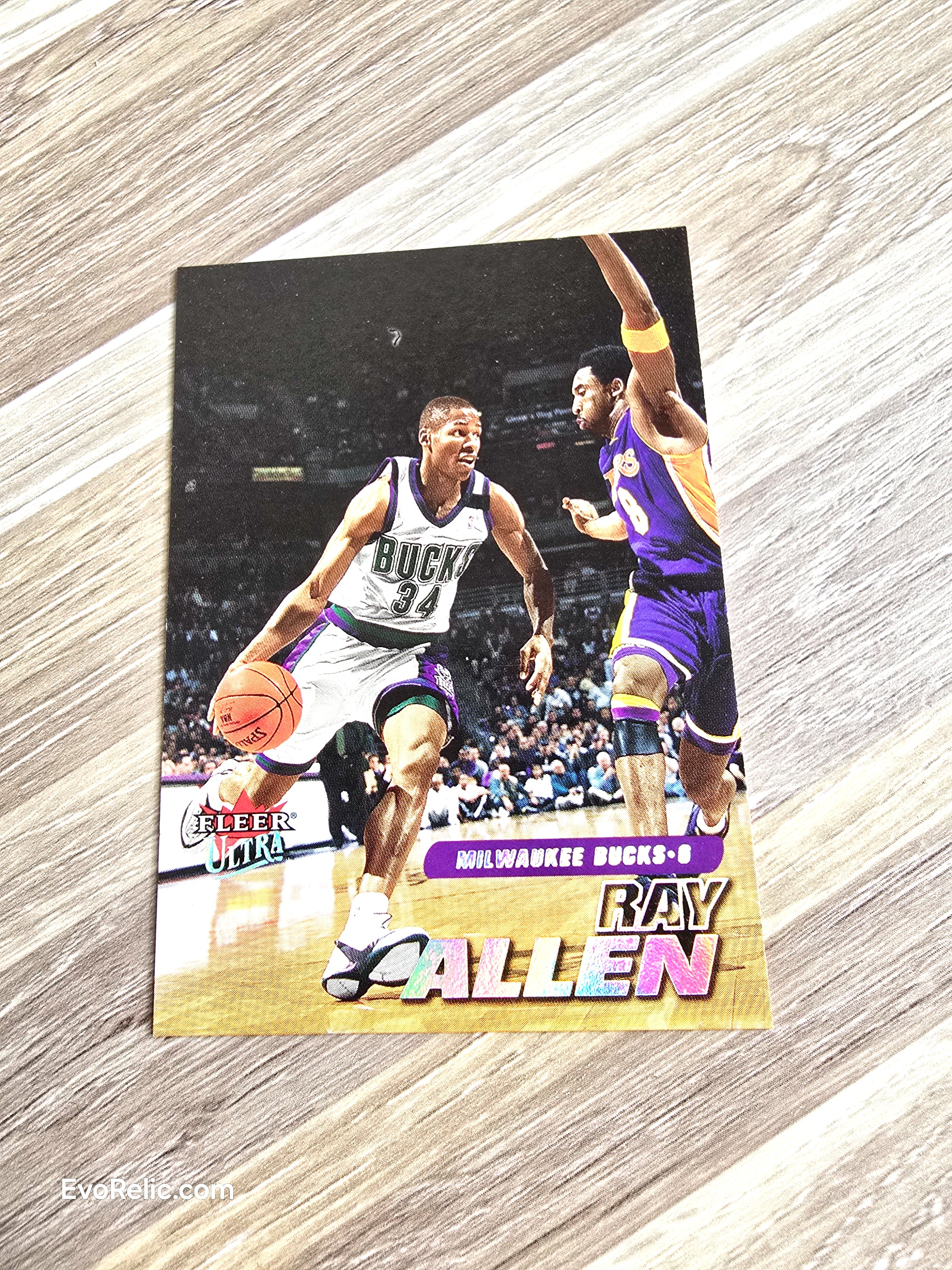 Ray Allen NBA Basketball Card 2000 Fleer No 162