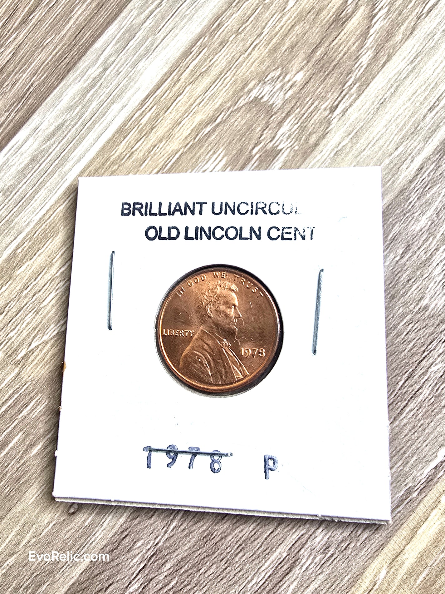 1978-P Lincoln Cent Uncirculated Excellent Condition