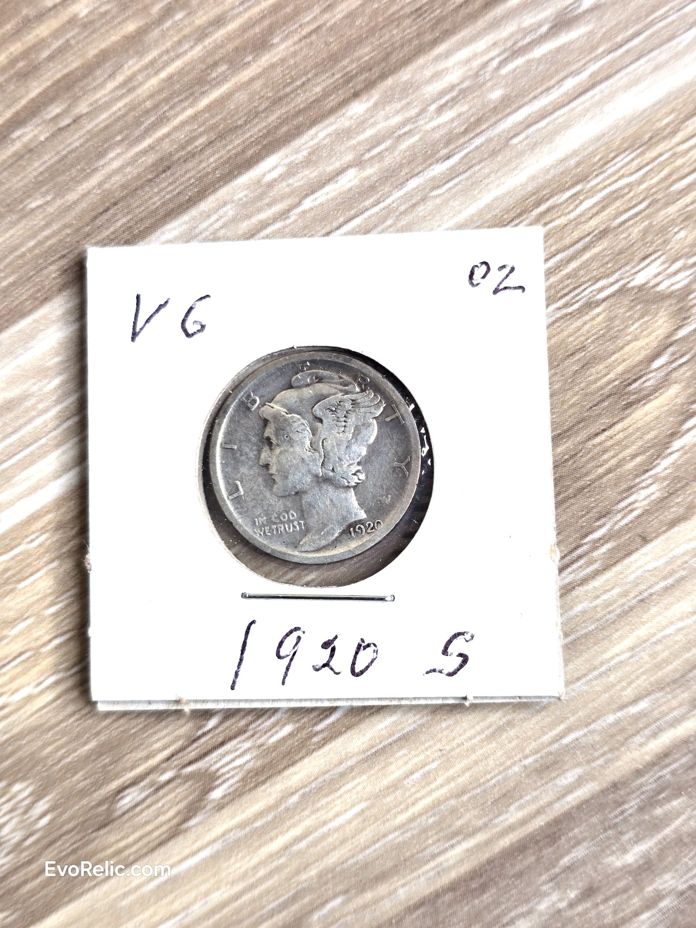 1920-S Mercury Dime 90% Silver Coin