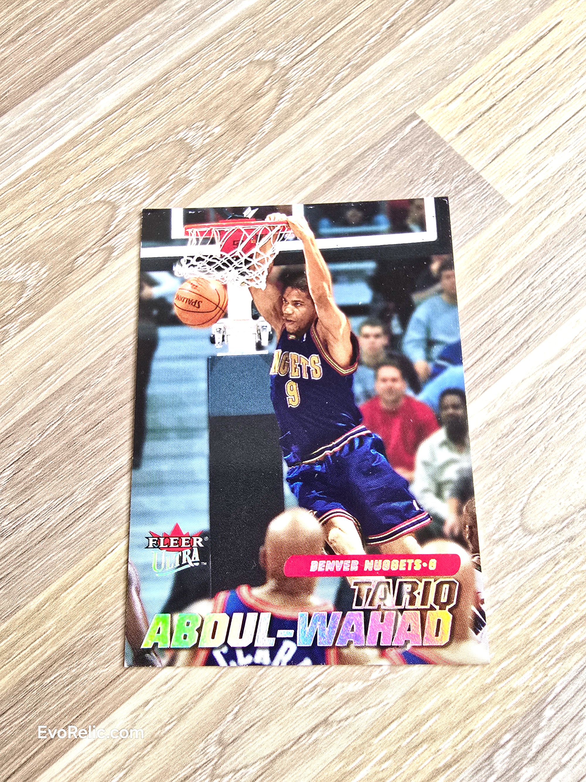 Tariq Abdul-Wahad NBA Basketball Card 2000 Fleer No 91