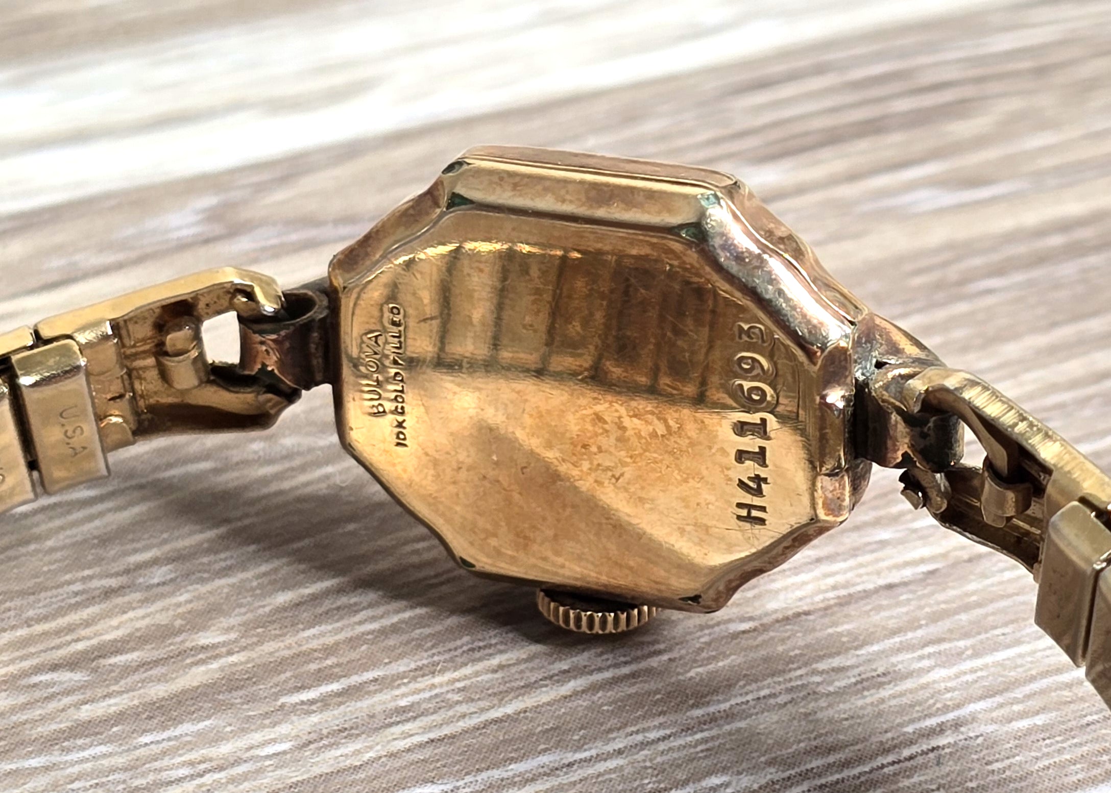 Vintage Bulova Watch Women's 10k Gold Filled