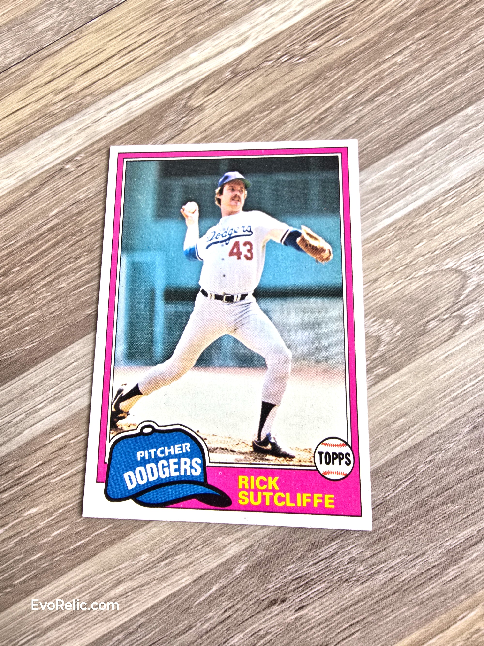 1981 Topps Rick Sutcliffe Baseball Card No 191