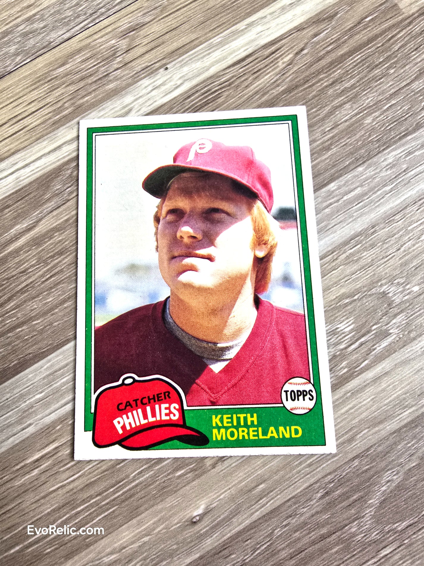 1981 Keith Moreland Baseball Card Topps No 131