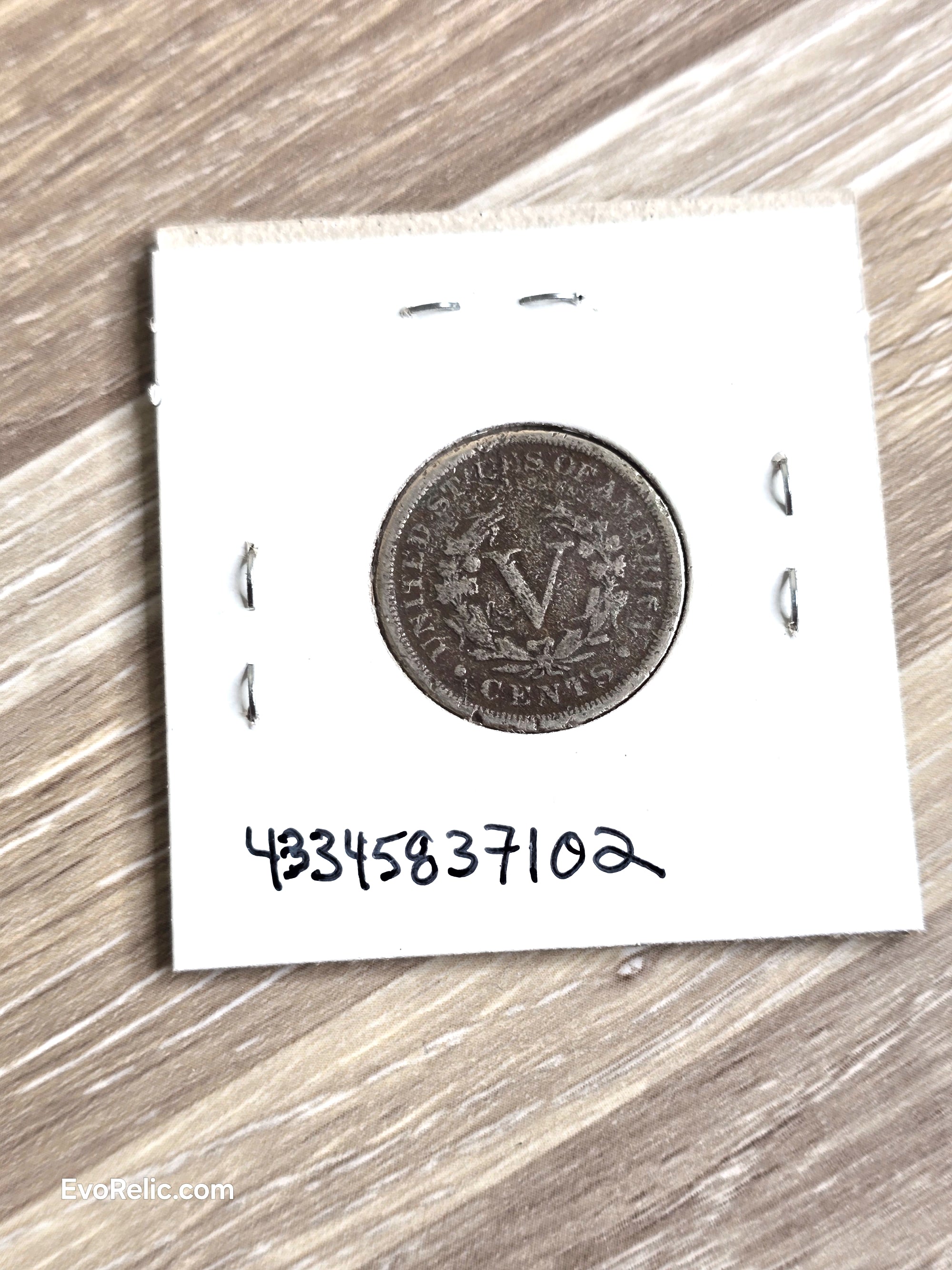 1902 V-Nickel Collectible Coin