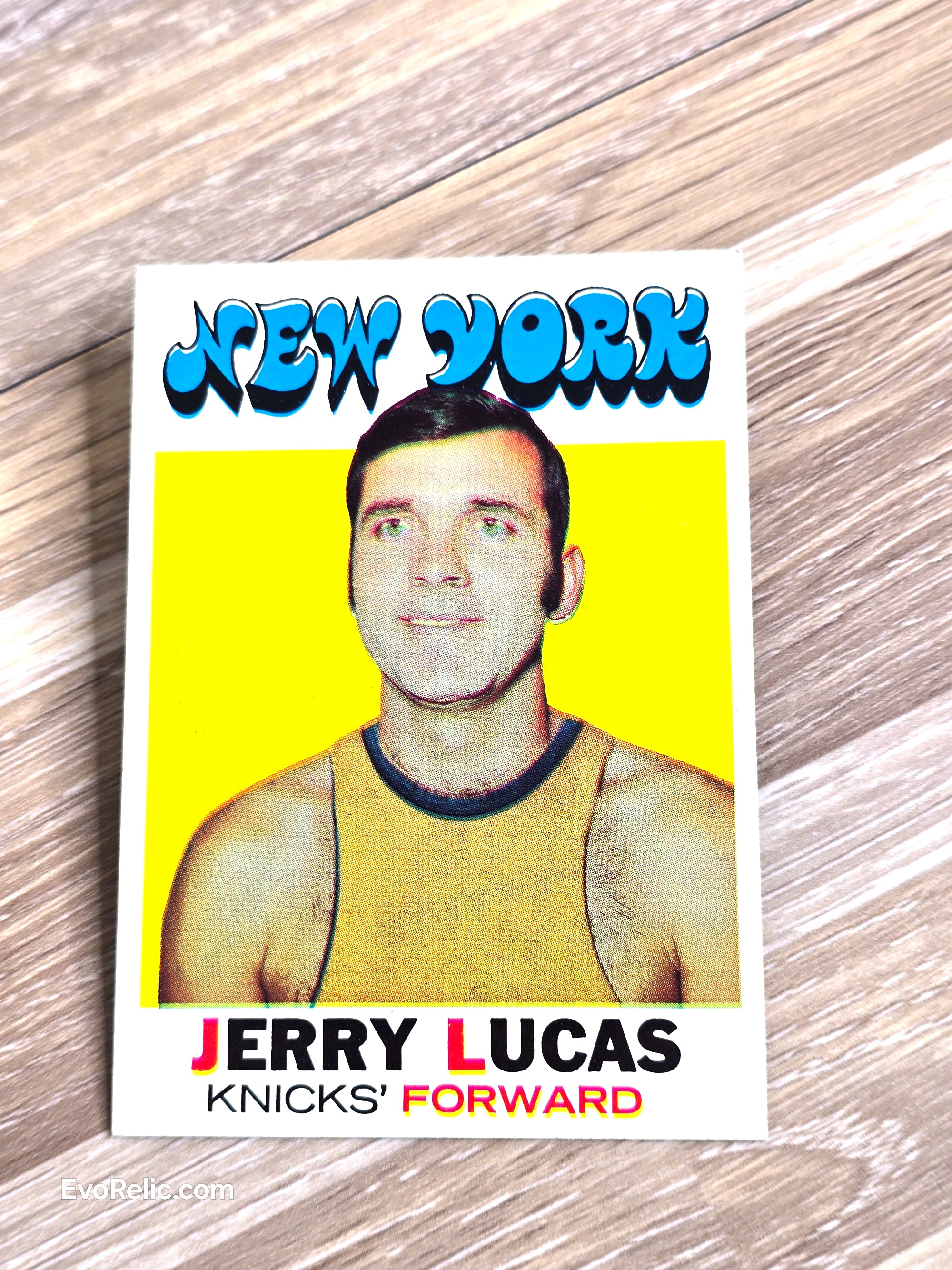 1971 Jerry Lucas Basketball Card Topps No 81