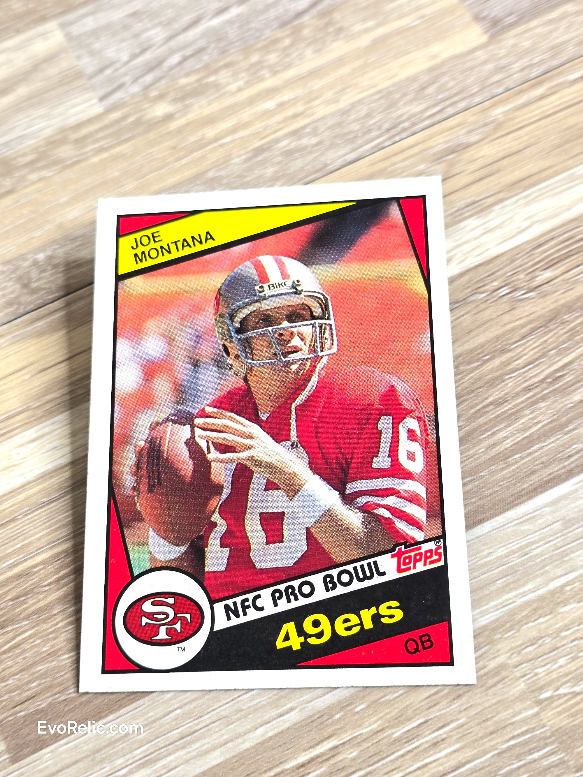 1984 Joe Montana Topps Football Card No 358