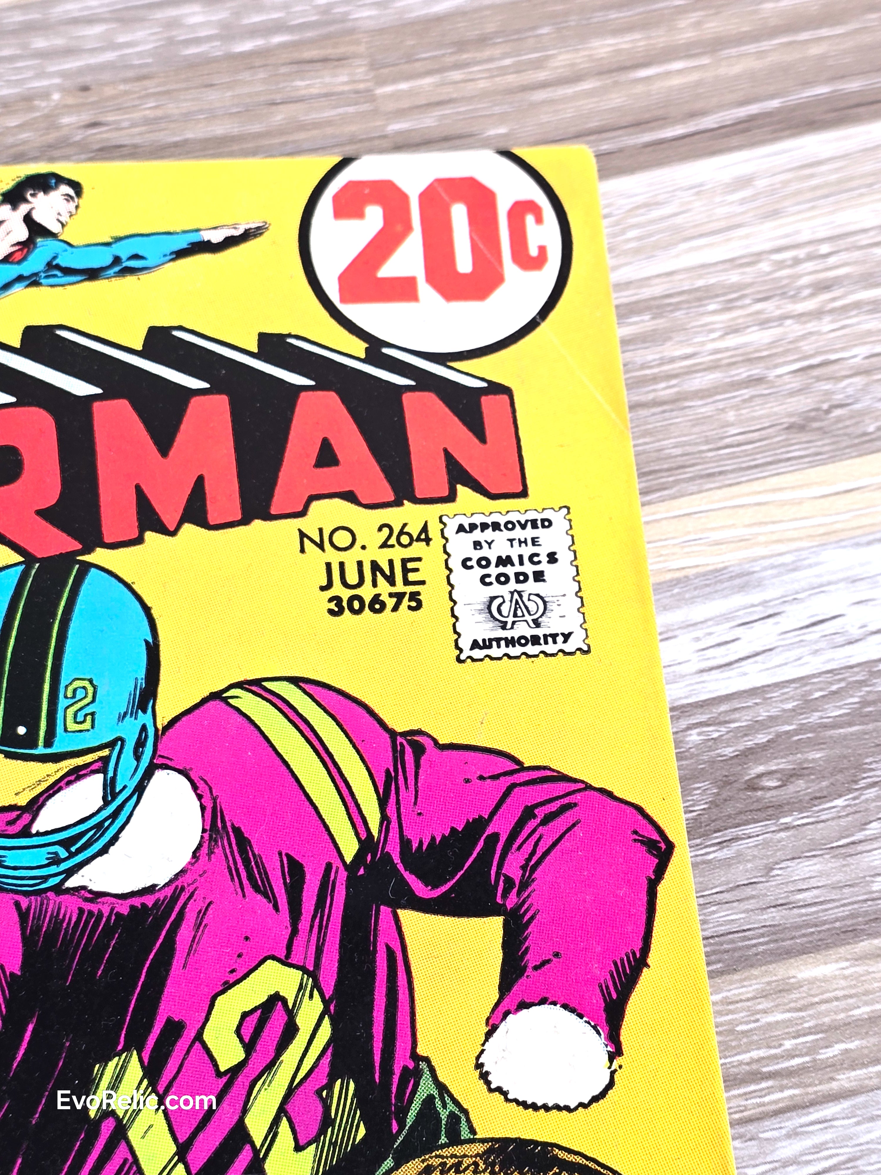 1973 Superman DC Comic Book June Vol 35 No 264