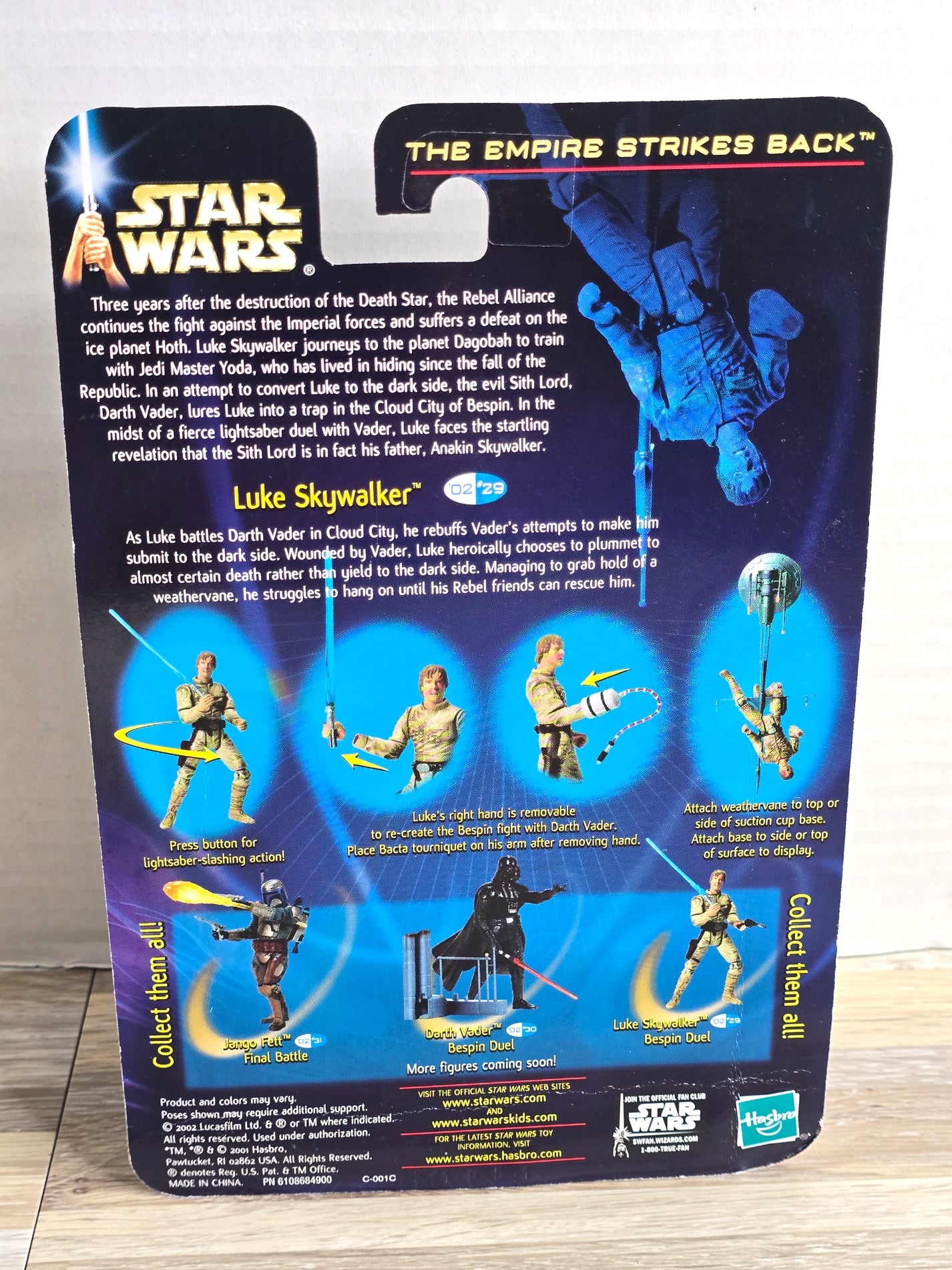 Star Wars "Saga" Series (2002) Luke Skywalker Hasbro (Bespin Duel) Action Figure