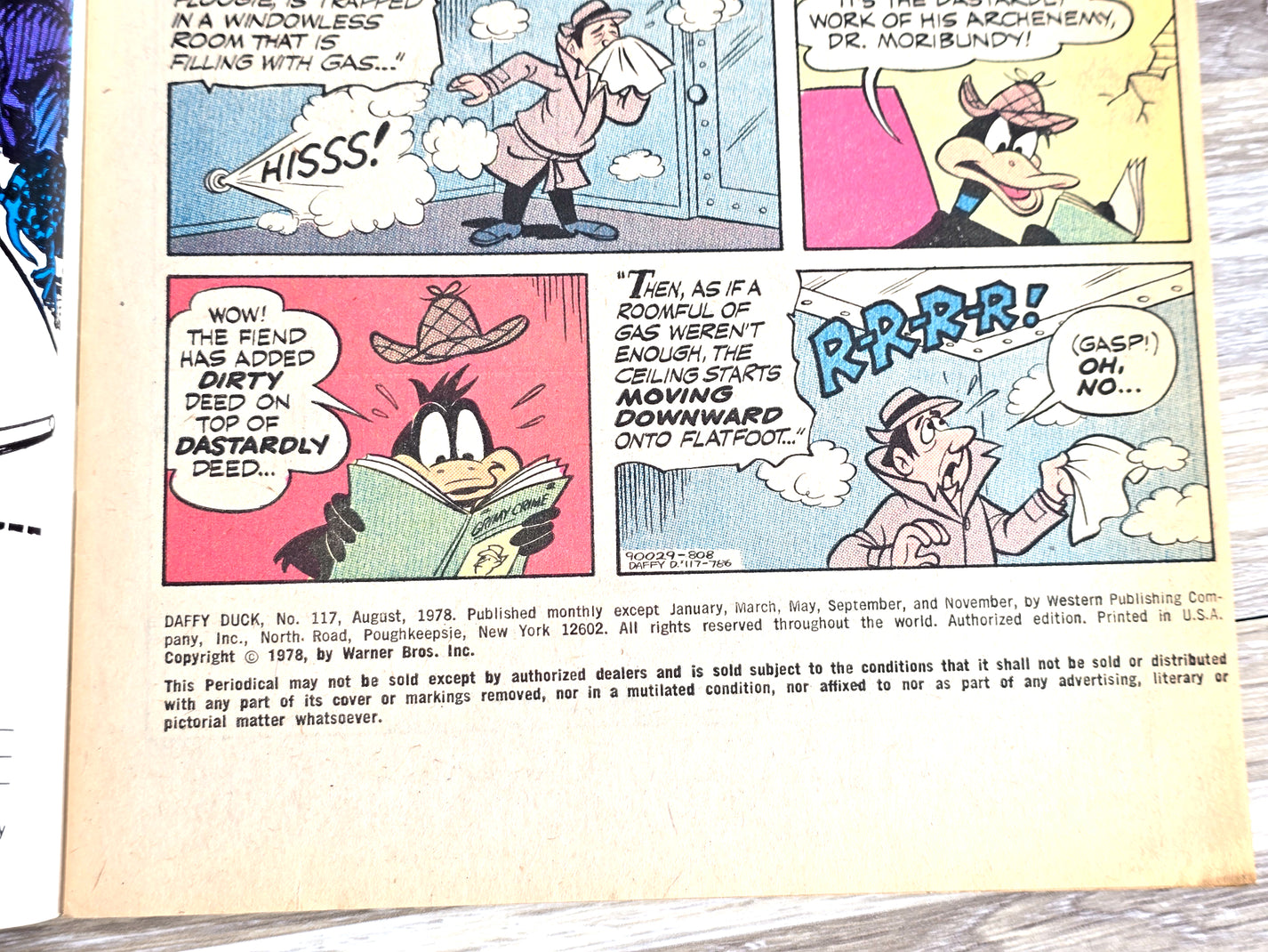 1978 Daffy Duck Comic Book Gold Key August No 117