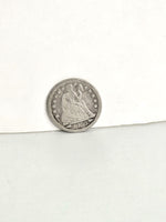 1853 Silver Coin Seated Dime - Rare