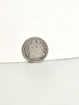 1853 Silver Coin Seated Dime - Rare