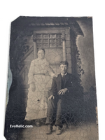 1860 Couple Country Homestead Tintype