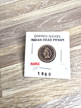1860 Indian Head Penny - Rare