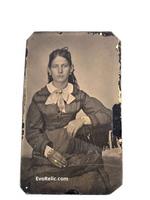 1860 Woman Fashion Model Socialite Tintype