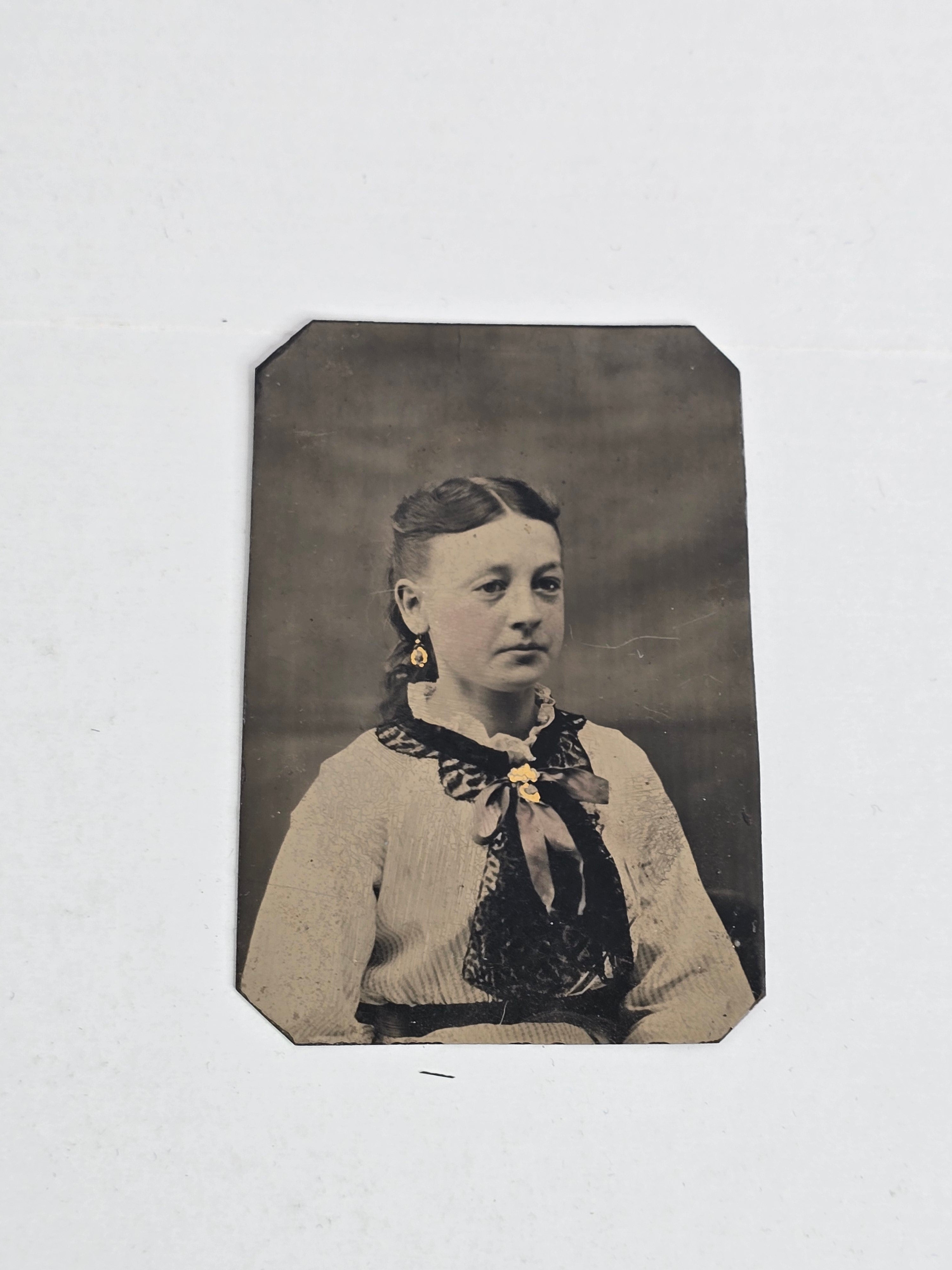 1860 Woman of Privilege Tintype Photo