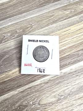 1868 Shield Nickel Rare Coin