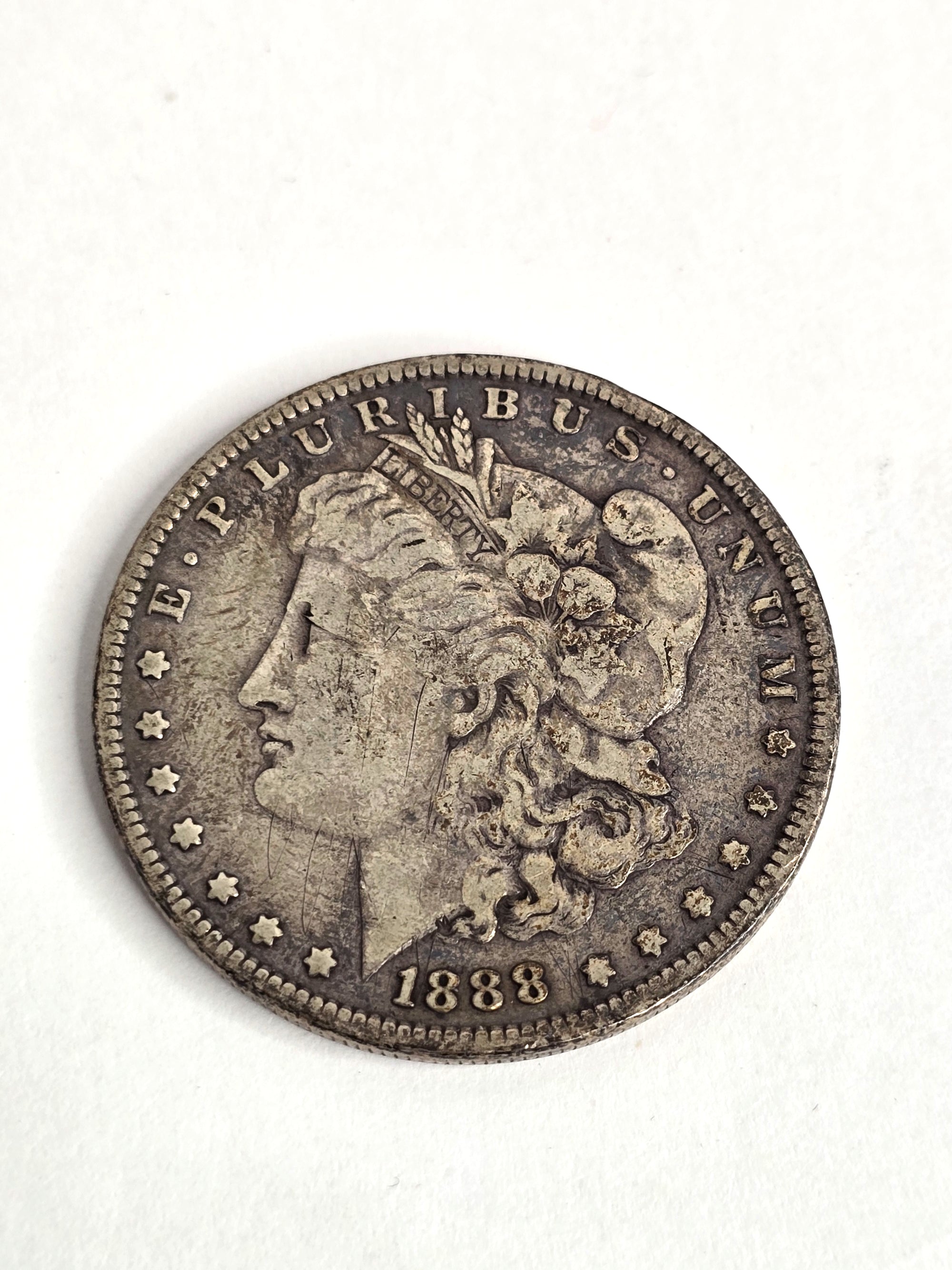 1888 Morgan Silver Dollar Coin