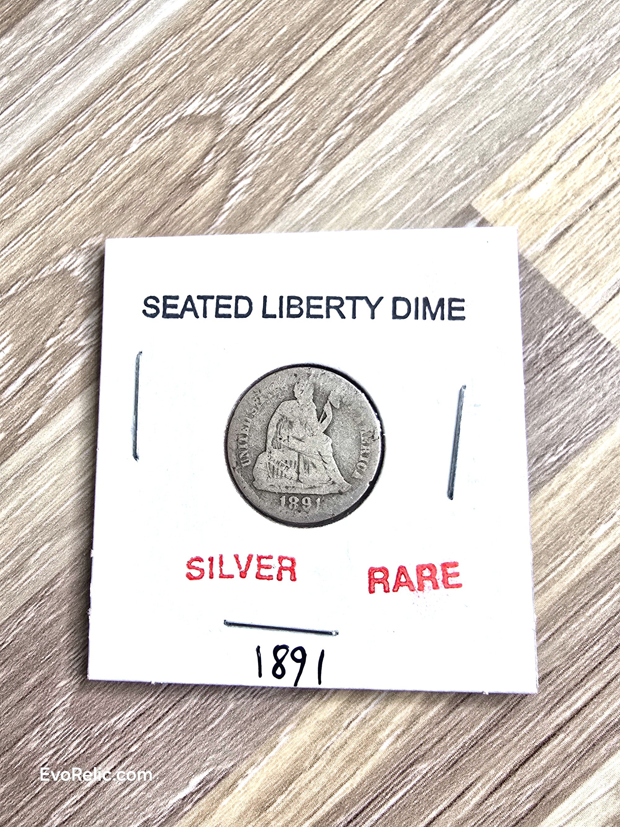 1891 Seated Liberty Dime