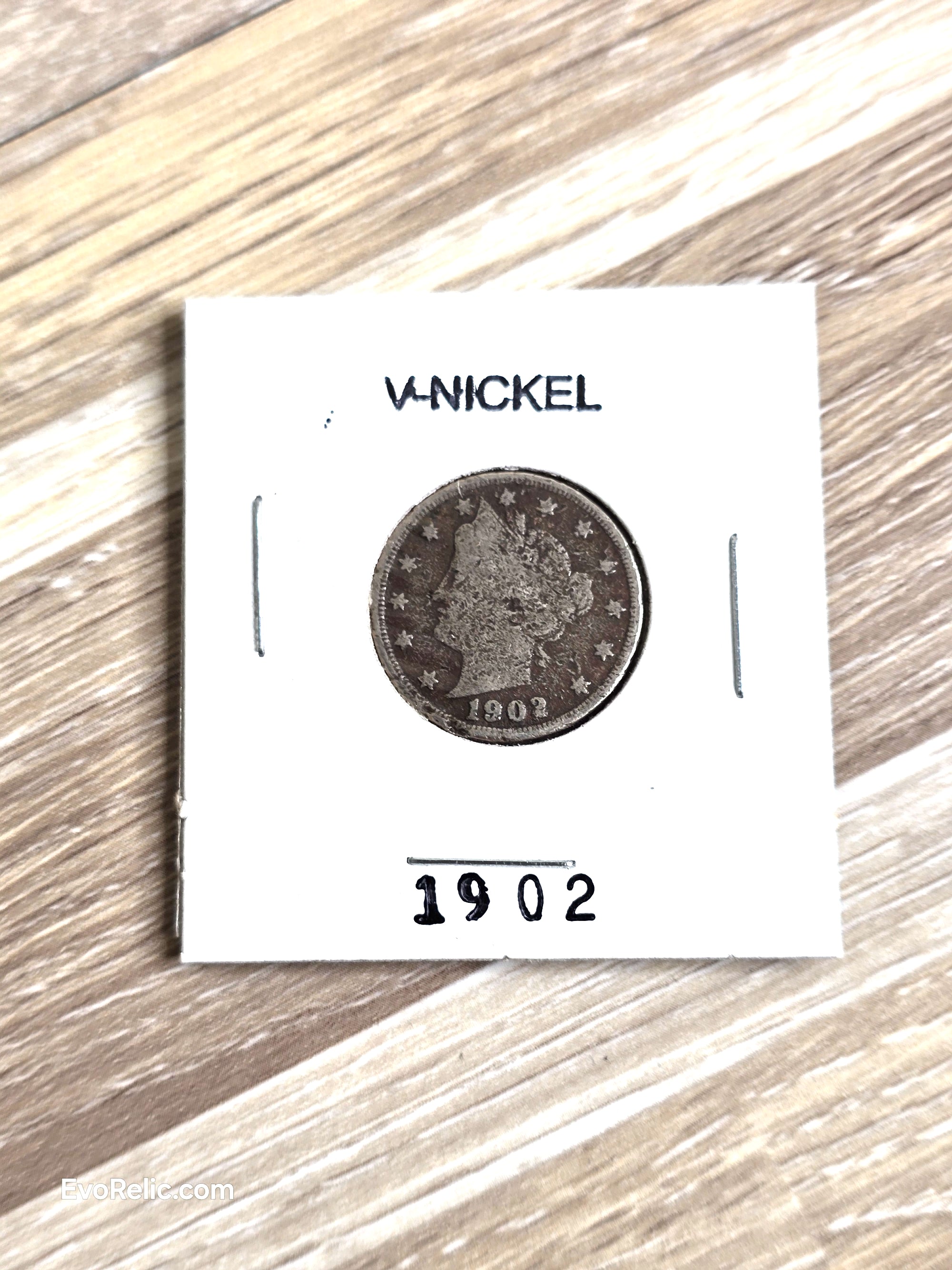 1902 V-Nickel Collectible Coin