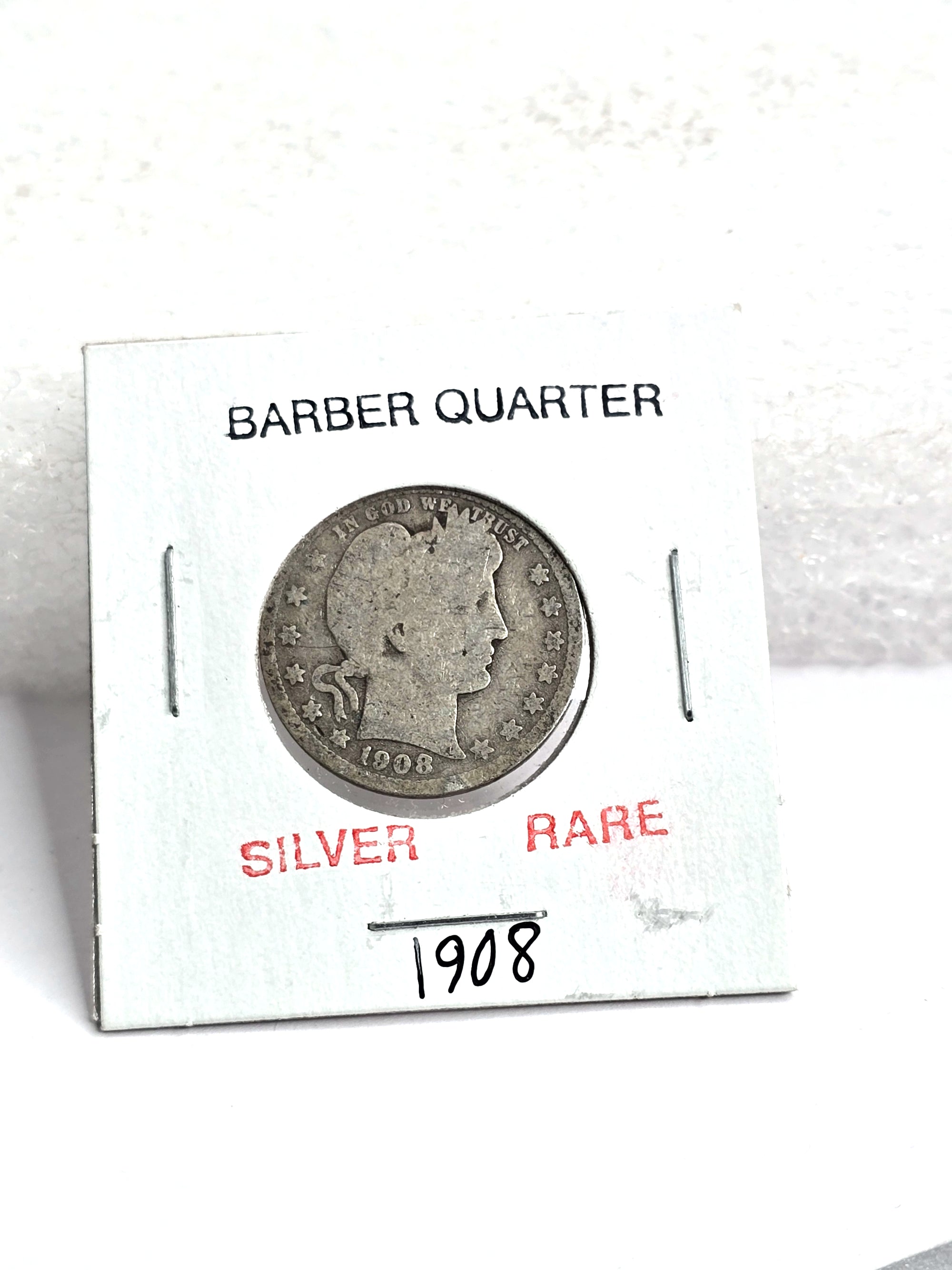 1908 Barber Quarter US Mint