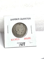 1908 Barber Quarter US Mint