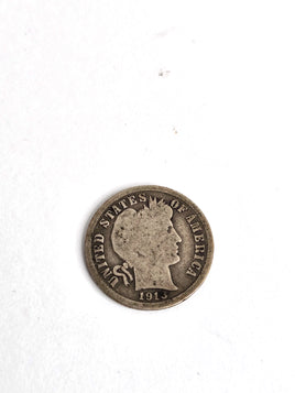 1913 Barber Silver Rare Coin