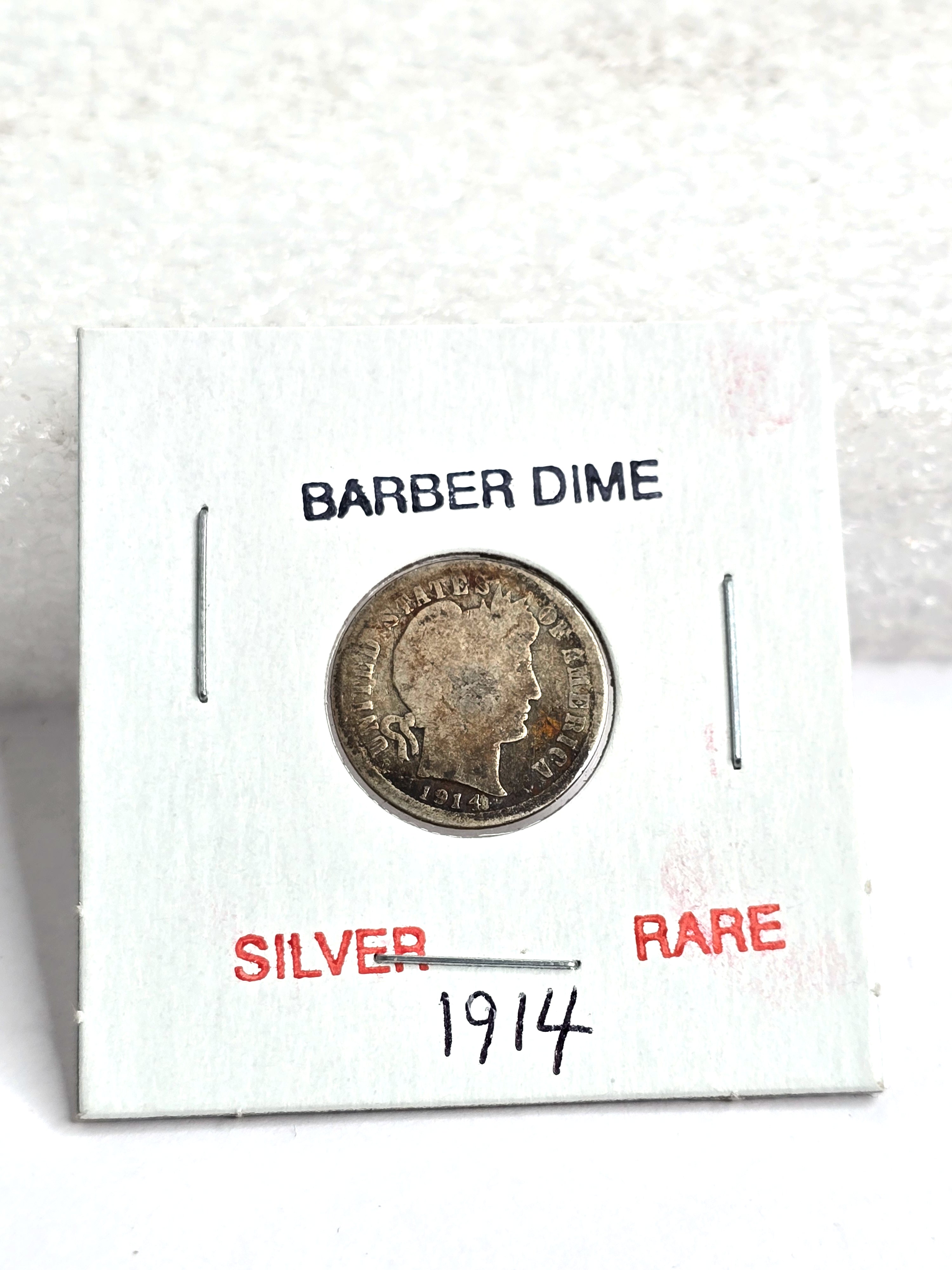 1914 Barber Dime US Mint