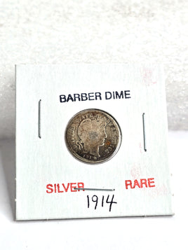 1914 Barber Dime US Mint