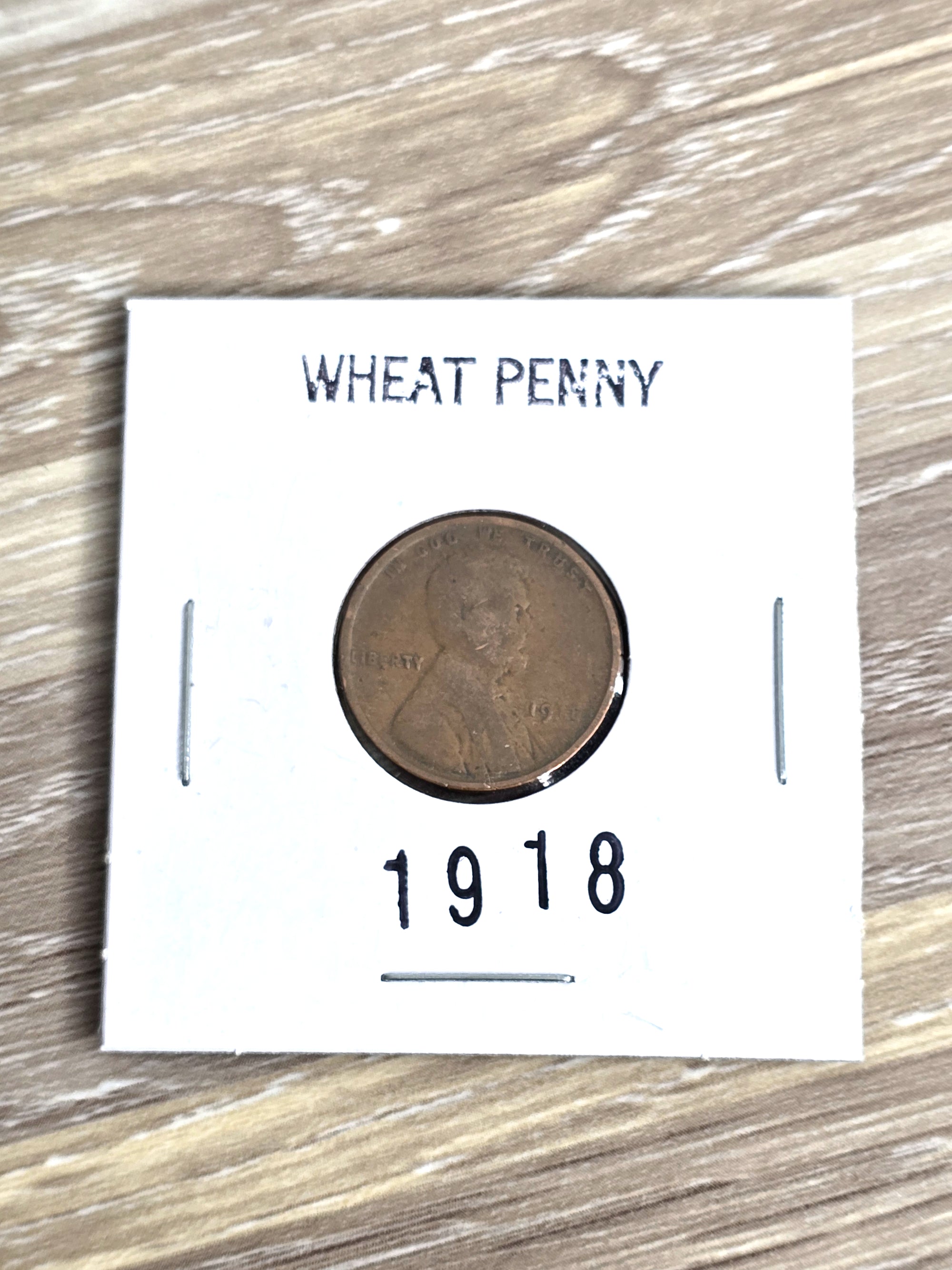 1918 Coin Wheat Cent