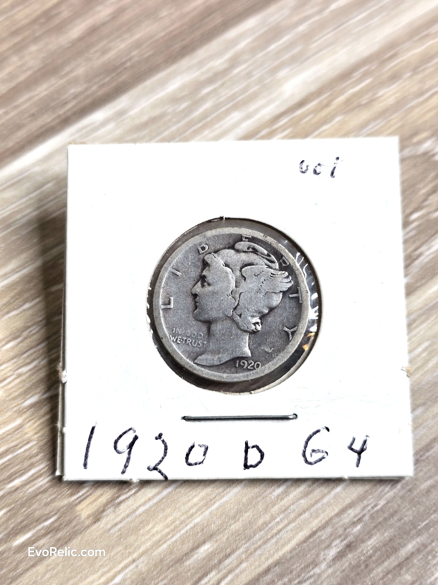 1920-D Mercury Dime 90% Silver Rare Coin Collectible