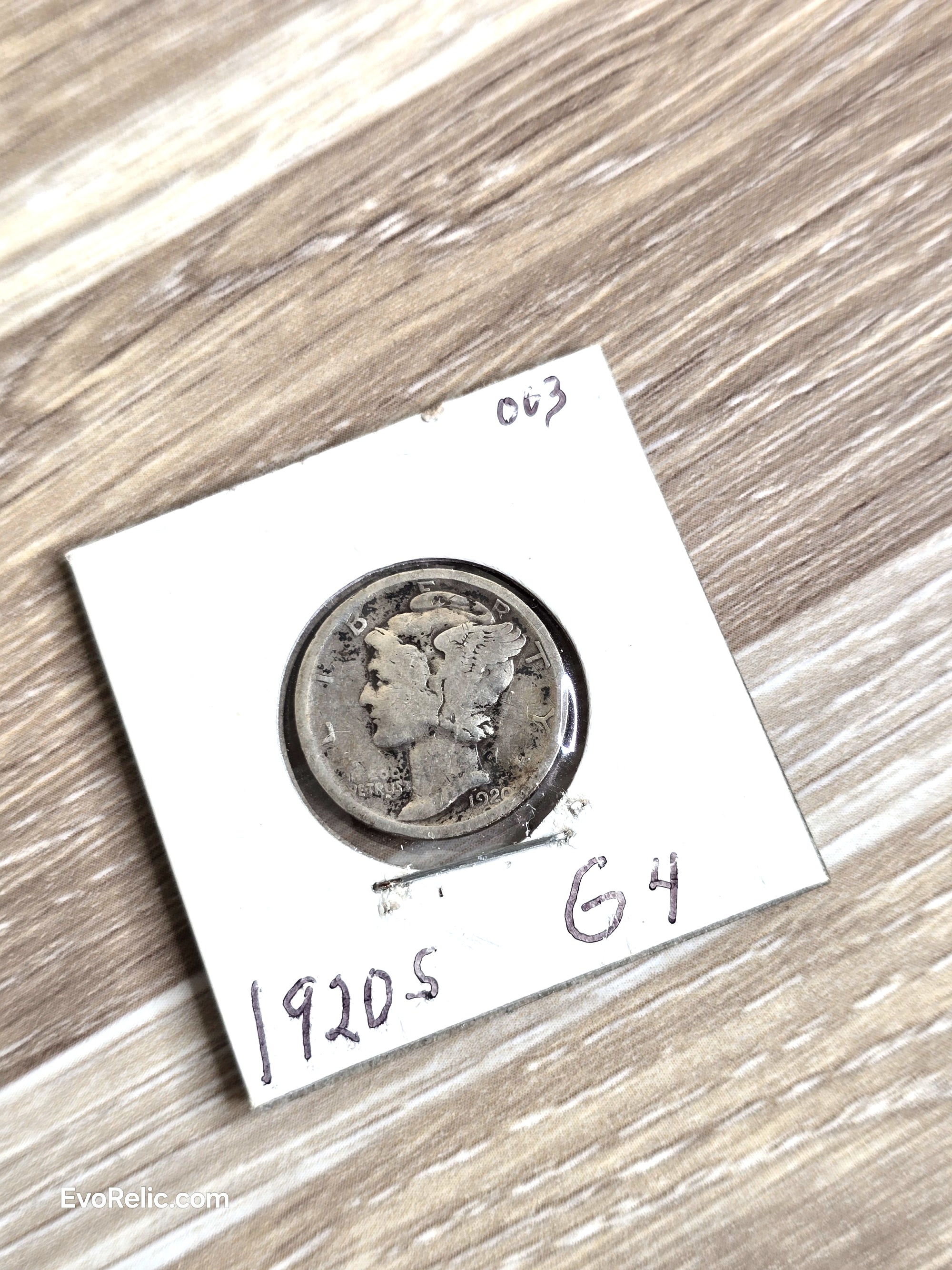 1920-S Mercury Dime Grade G4